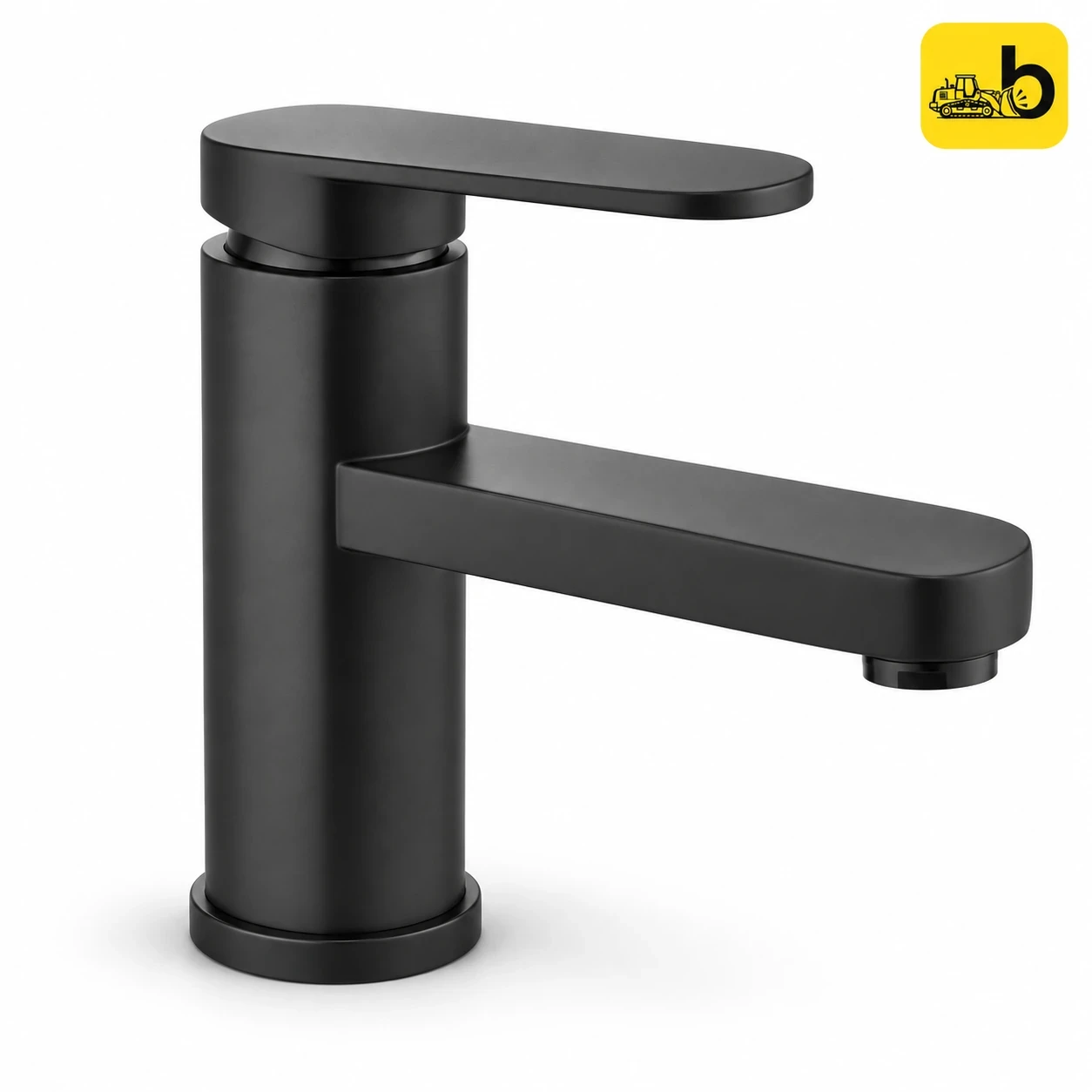 Johnson Bathware Platino Single Lever Basin Mixer - L0145PMB - Matte Black