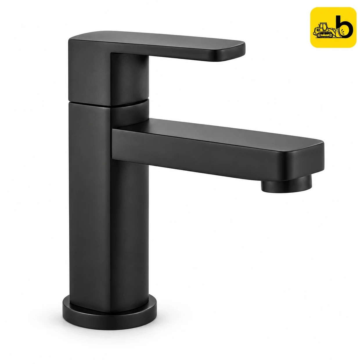 Johnson Bathware Platino Pillar Cock - L0101PMB - Matte Black
