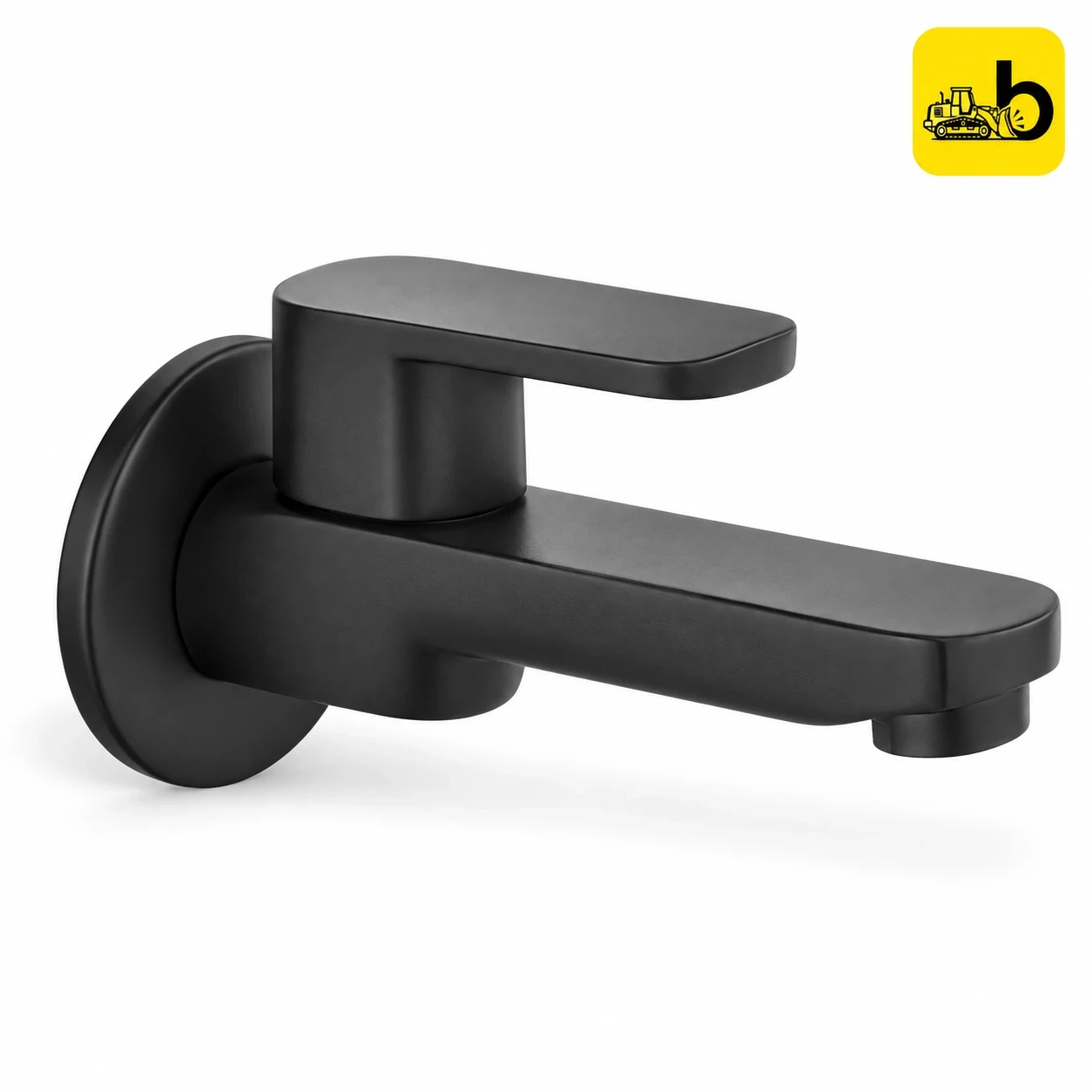 Johnson Bathware Platino Bib Cock - L0105PMB - Matte Black