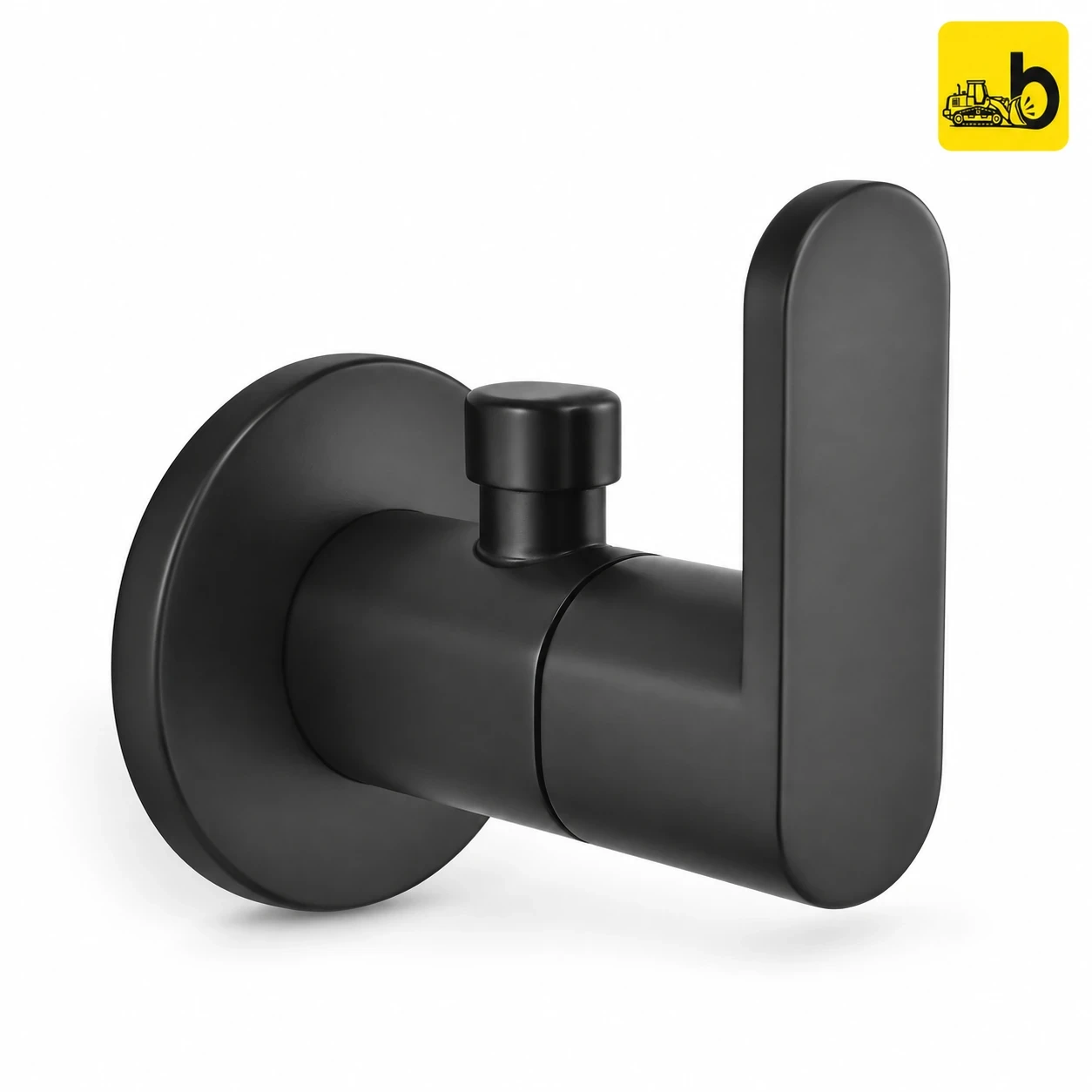 Johnson Bathware Platino Angle Cock - L0110PMB - Matte Black