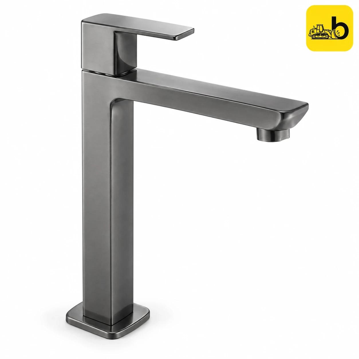Johnson Bathware Opera Pillar Cock Tall - L0202PGM - Gun Metal