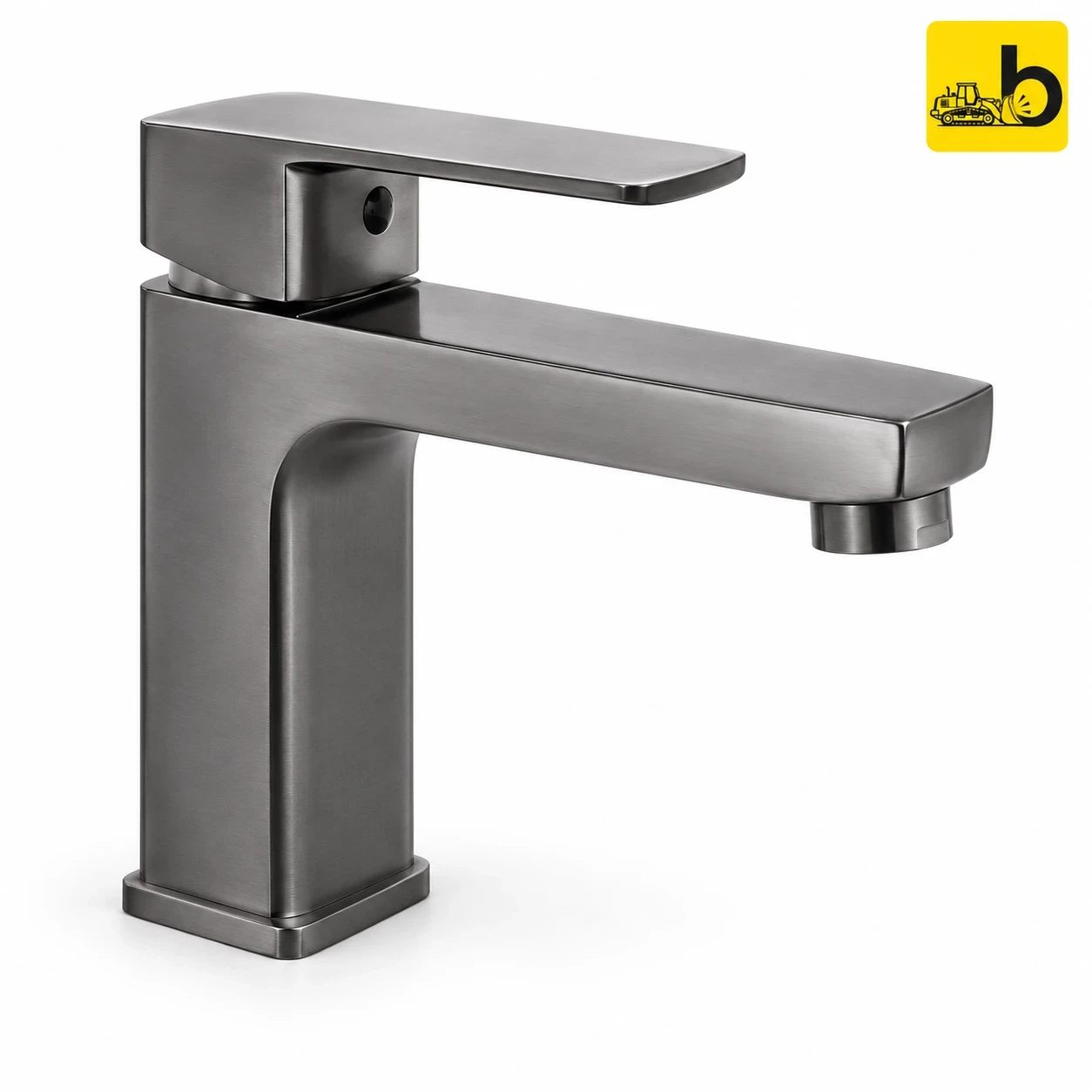 Johnson Bathware Opera Single Lever Basin Mixer - L0245PGM - Gun Metal