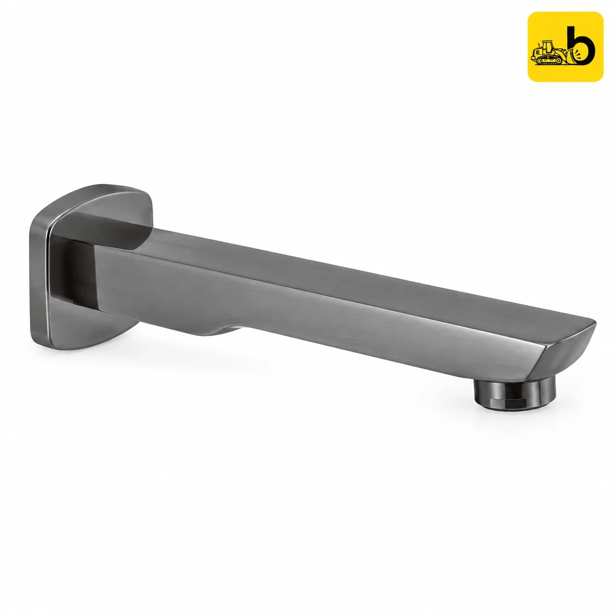 Johnson Bathware Opera Bathtub Plain Spout - L0225PGM - Gun Metal