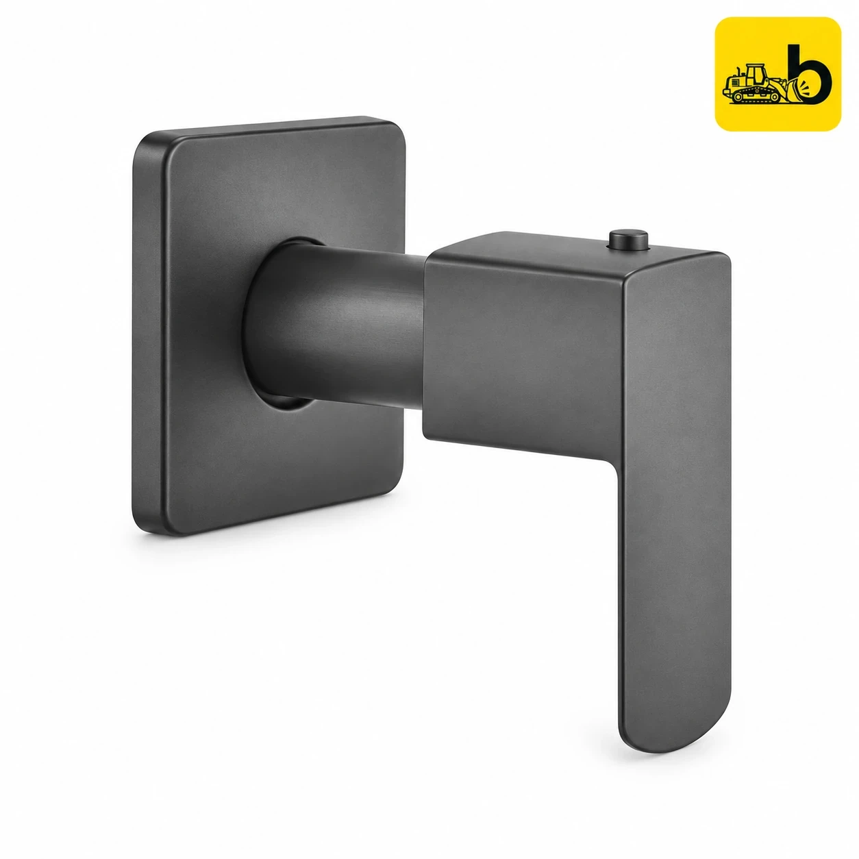 Johnson Bathware Opera Concealed Stop Cock 20 mm Trim and Body - L0215PGM - Gun Metal