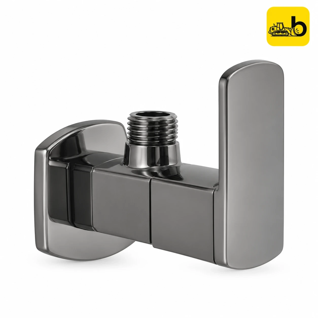 Johnson Bathware Opera Angle Cock - L0210PGM - Gun Metal