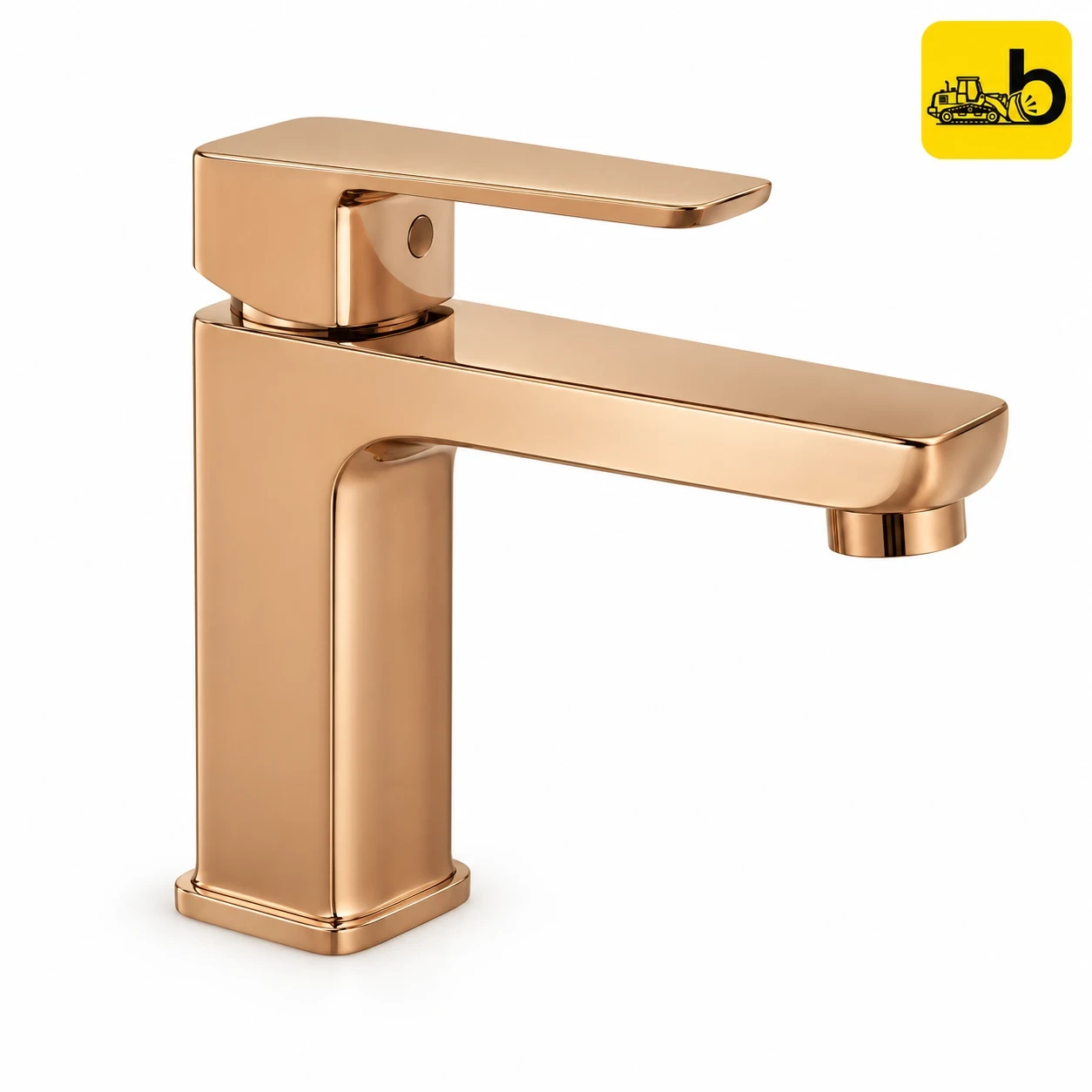 Johnson Bathware Opera Single Lever Basin Mixer - L0245PRG - Rose Gold