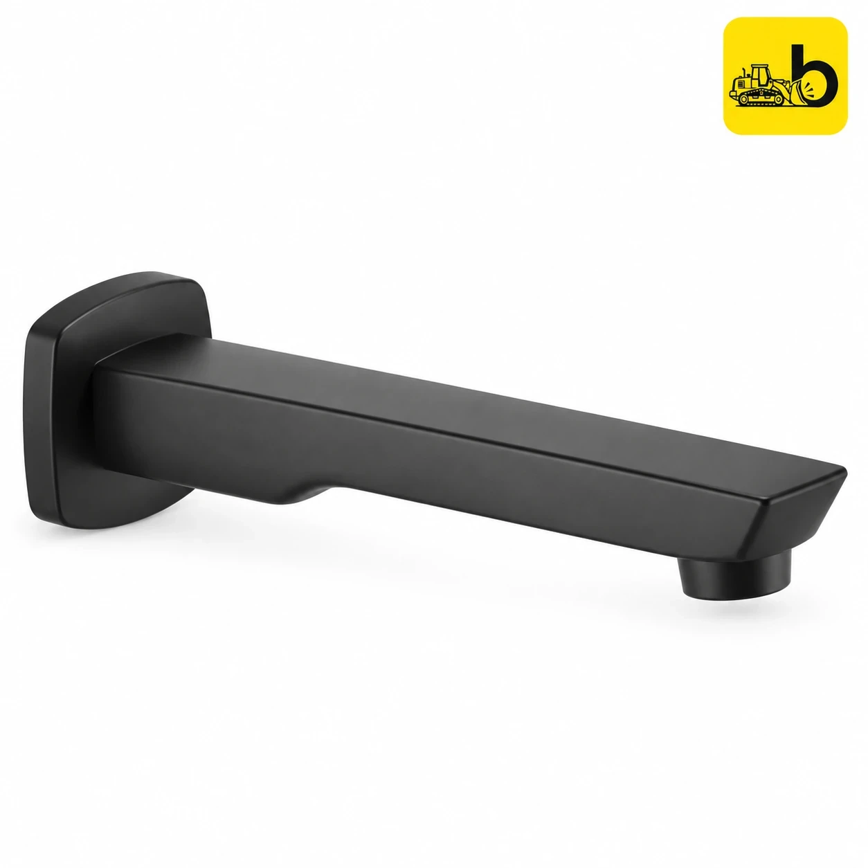 Johnson Bathware Opera Bathtub Plain Spout - L0225PMB - Matte Black