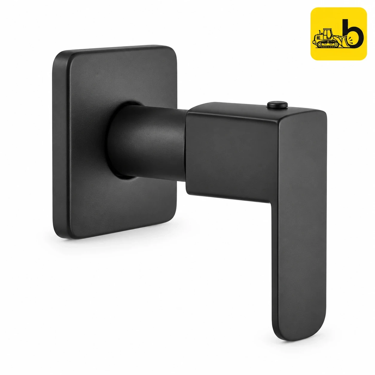 Johnson Bathware Opera Concealed Stop Cock 15 mm Trim and Body - L0213PMB - Matte Black