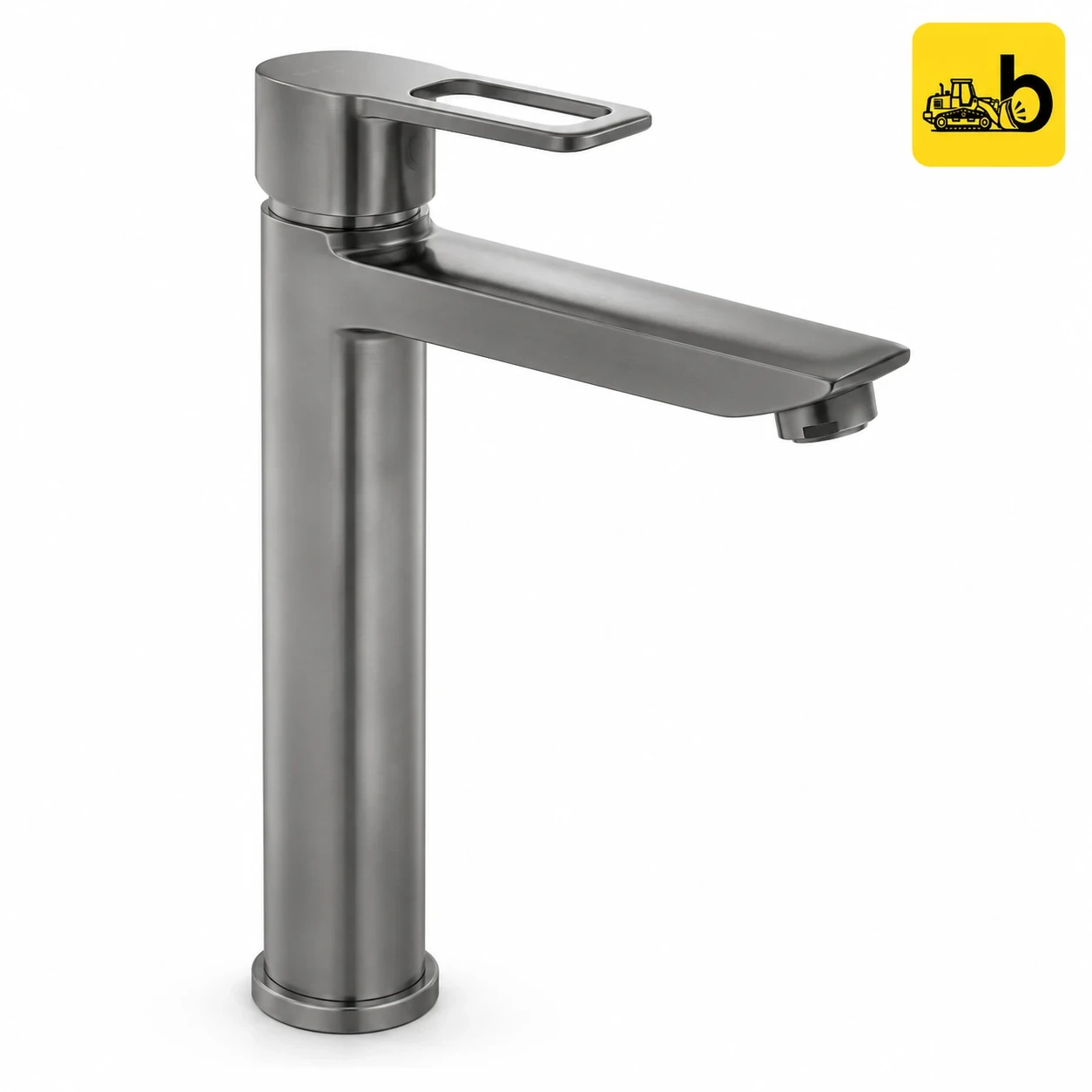 Johnson Bathware Allure Single Lever Tall Basin Mixer - L0346PGM - Gun Metal