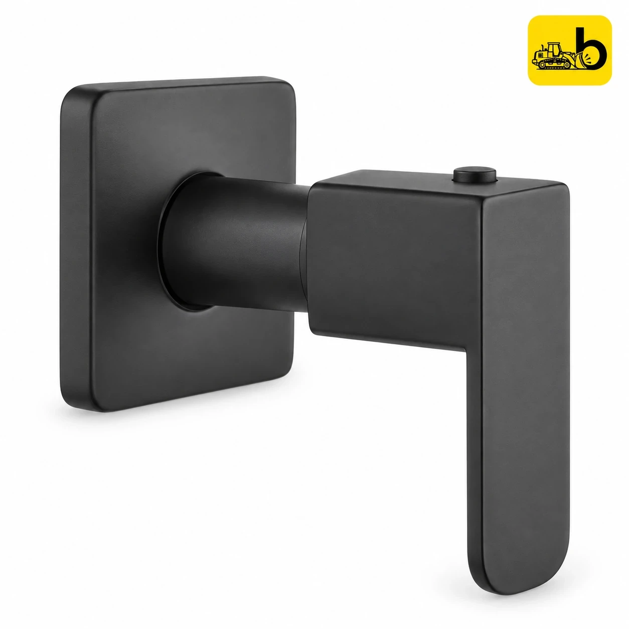 Johnson Bathware Opera Concealed Stop Cock 20 mm Trim and Body - L0215PMB - Matte Black