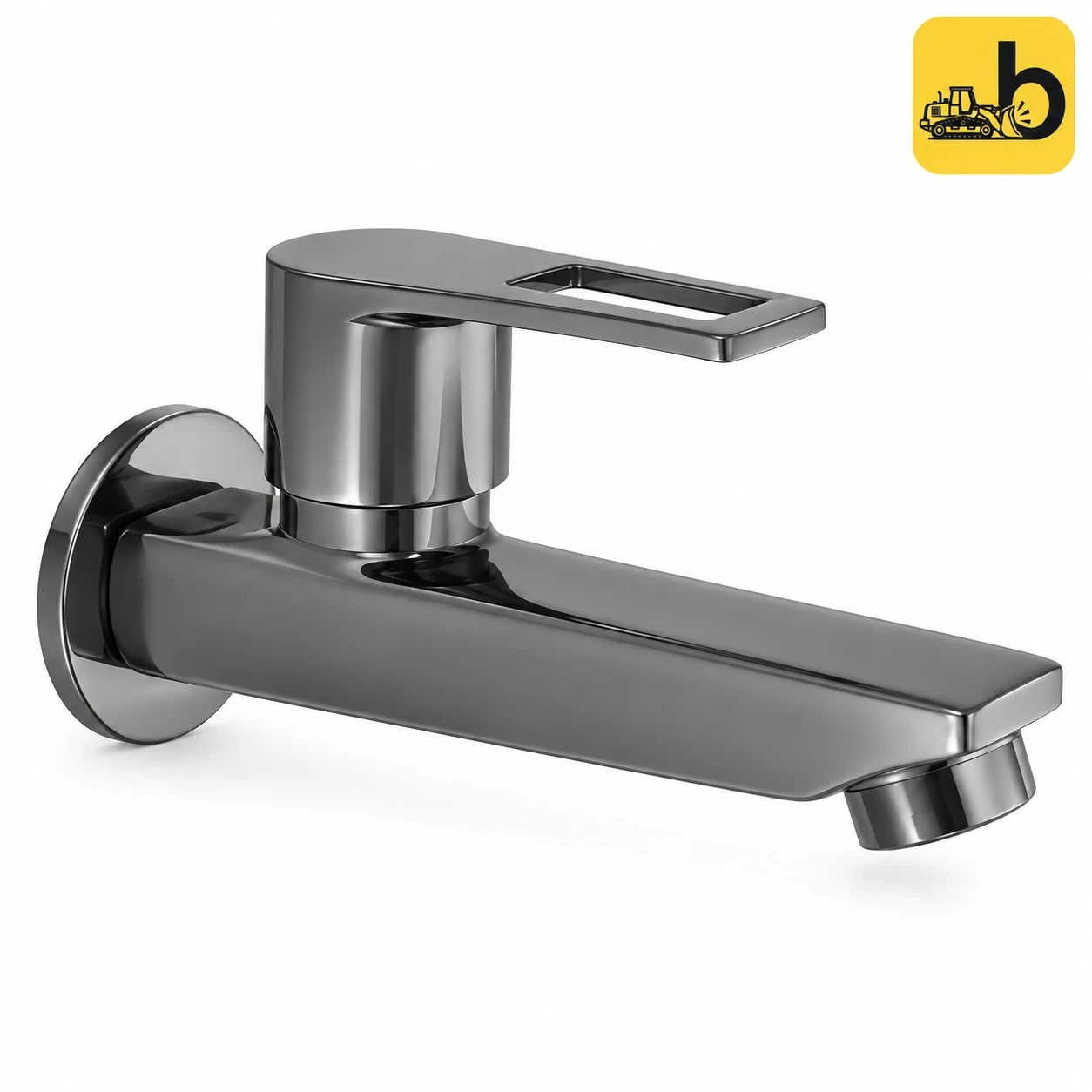 Johnson Bathware Allure Long Body Bib Cock - L0306PGM - Gun Metal
