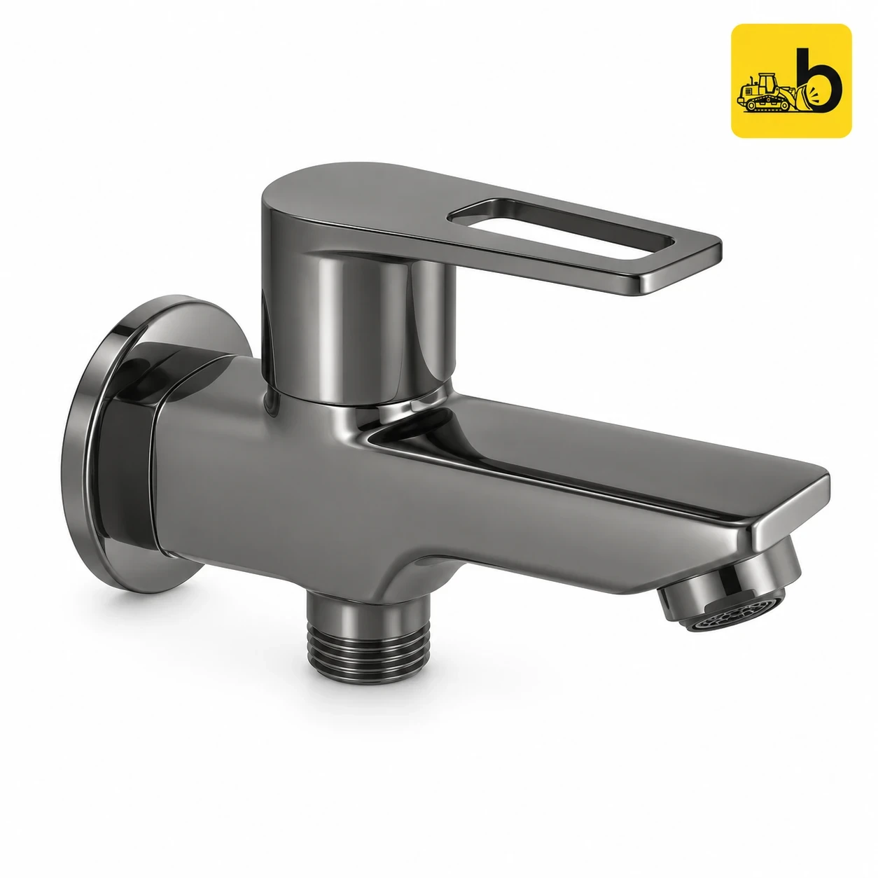 Johnson Bathware Allure 2 In 1 BIB Cock - L0308PGM - Gun Metal