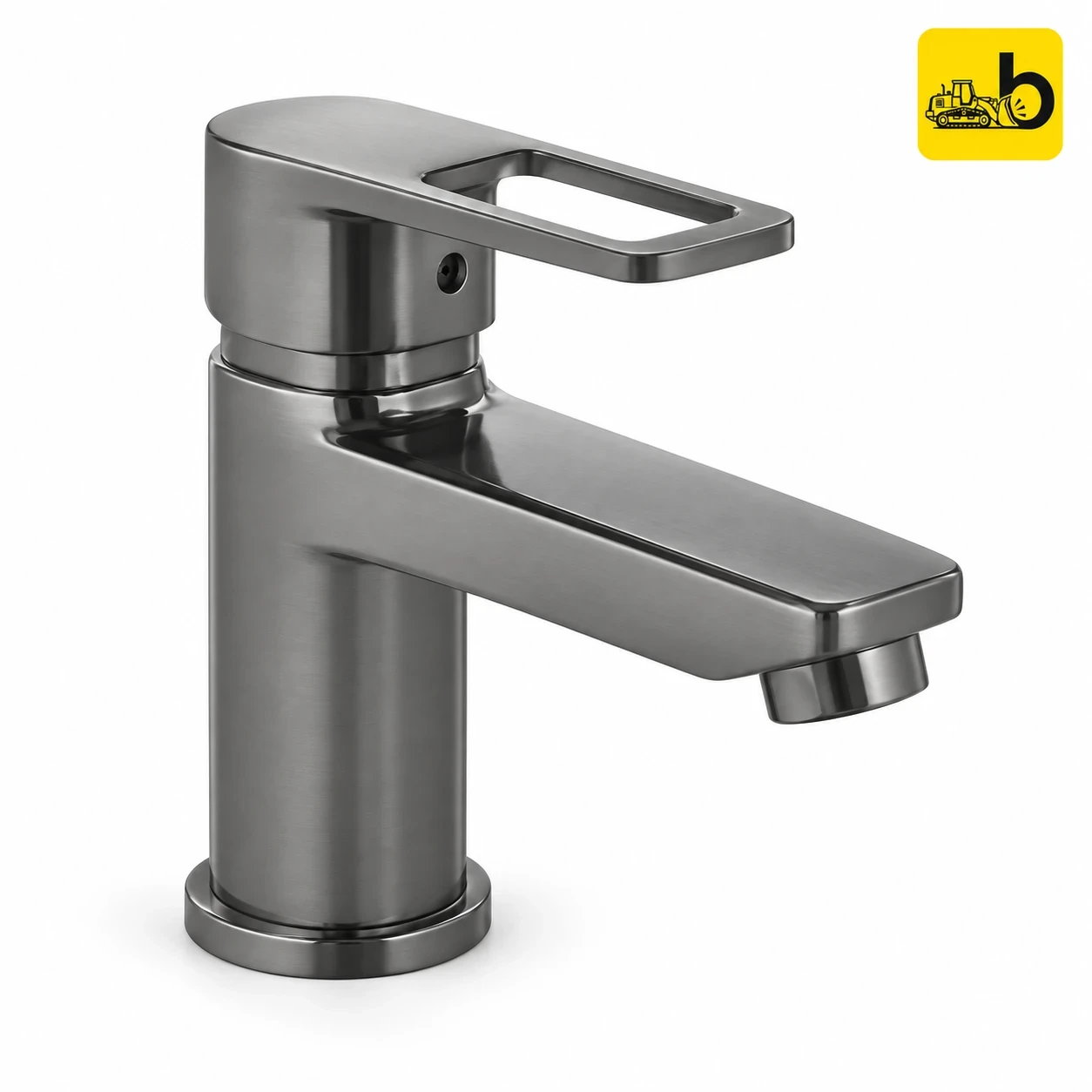 Johnson Bathware Allure Single Lever Basin Mixer - L0345PGM - Gun Metal