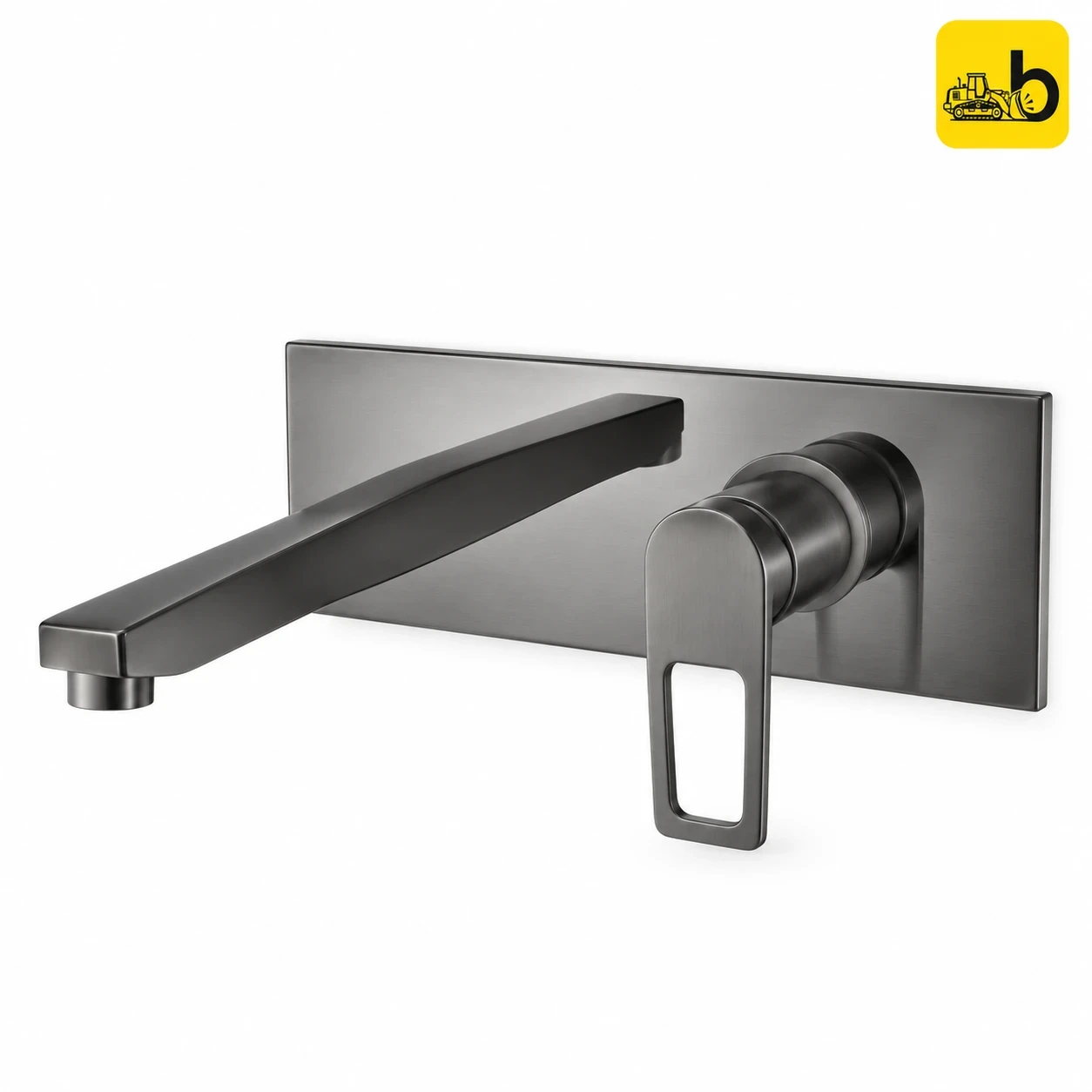 Johnson Bathware Allure SLWM Basin Mixer Upper Trim - L0366PGM - Gun Metal