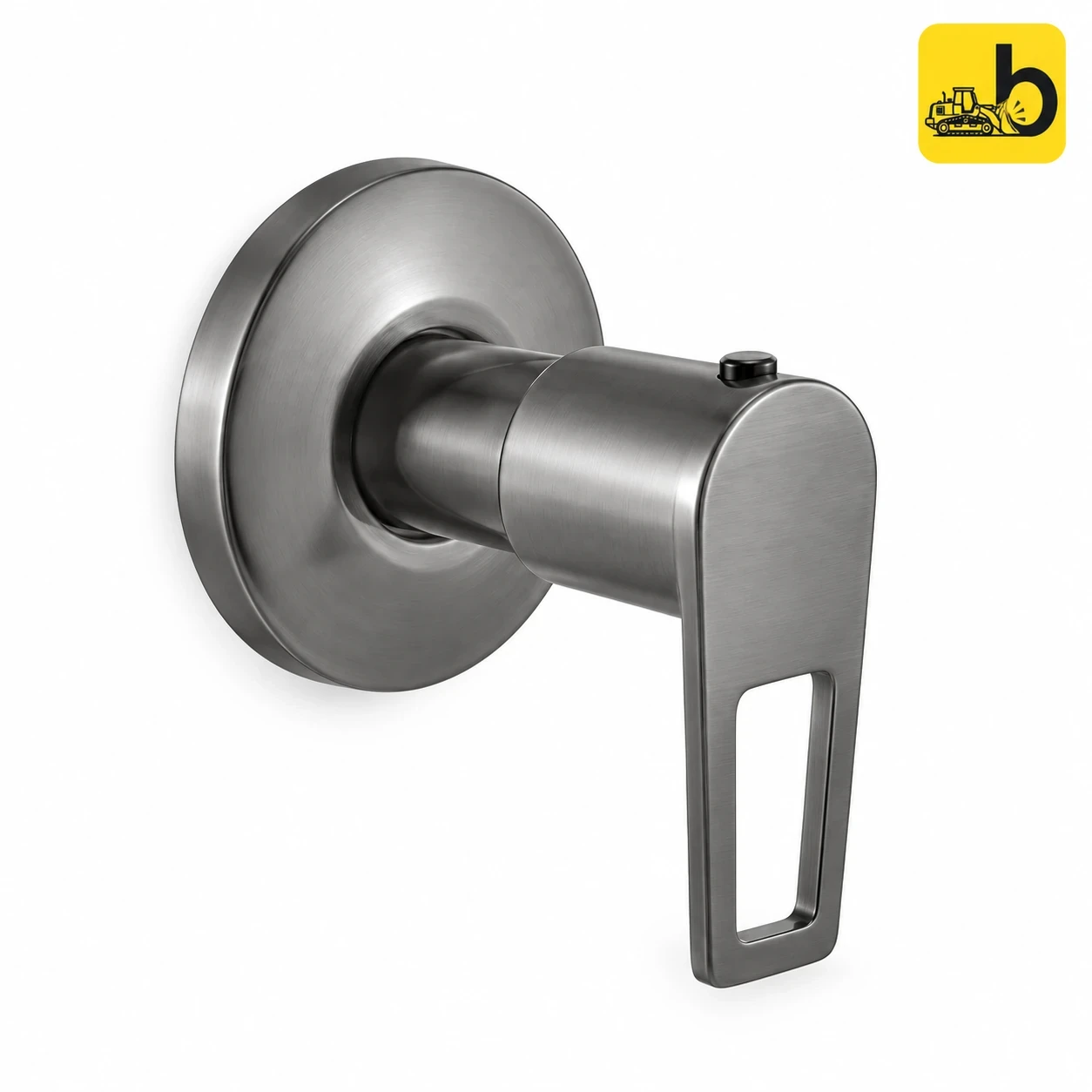 Johnson Bathware Allure Concealed Stop Cock 20 mm Trim and Body - L0315PGM - Gun Metal