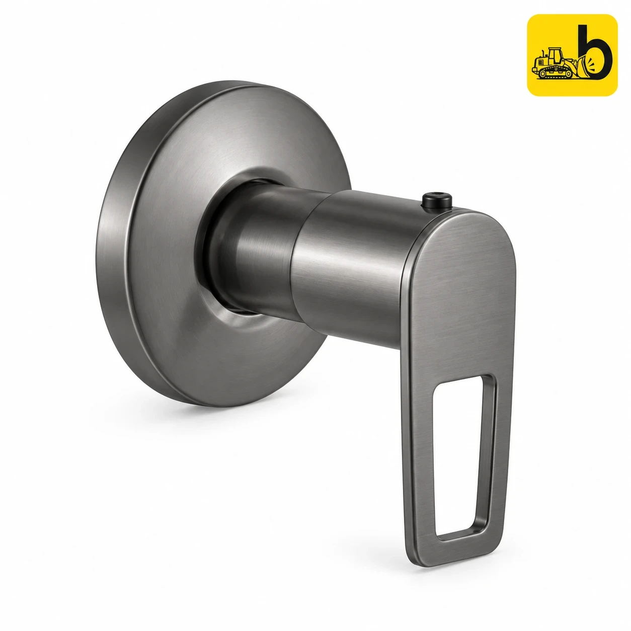 Johnson Bathware Allure Concealed Stop Cock 15 mm Trim and Body - L0313PGM - Gun Metal