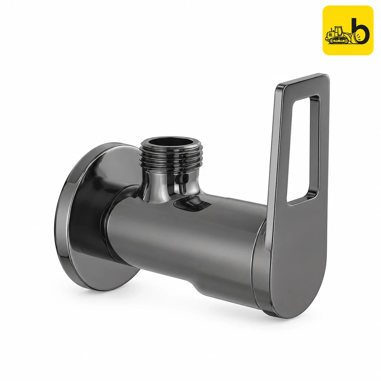Johnson Bathware Allure Angle Cock - L0310PGM - Gun Metal