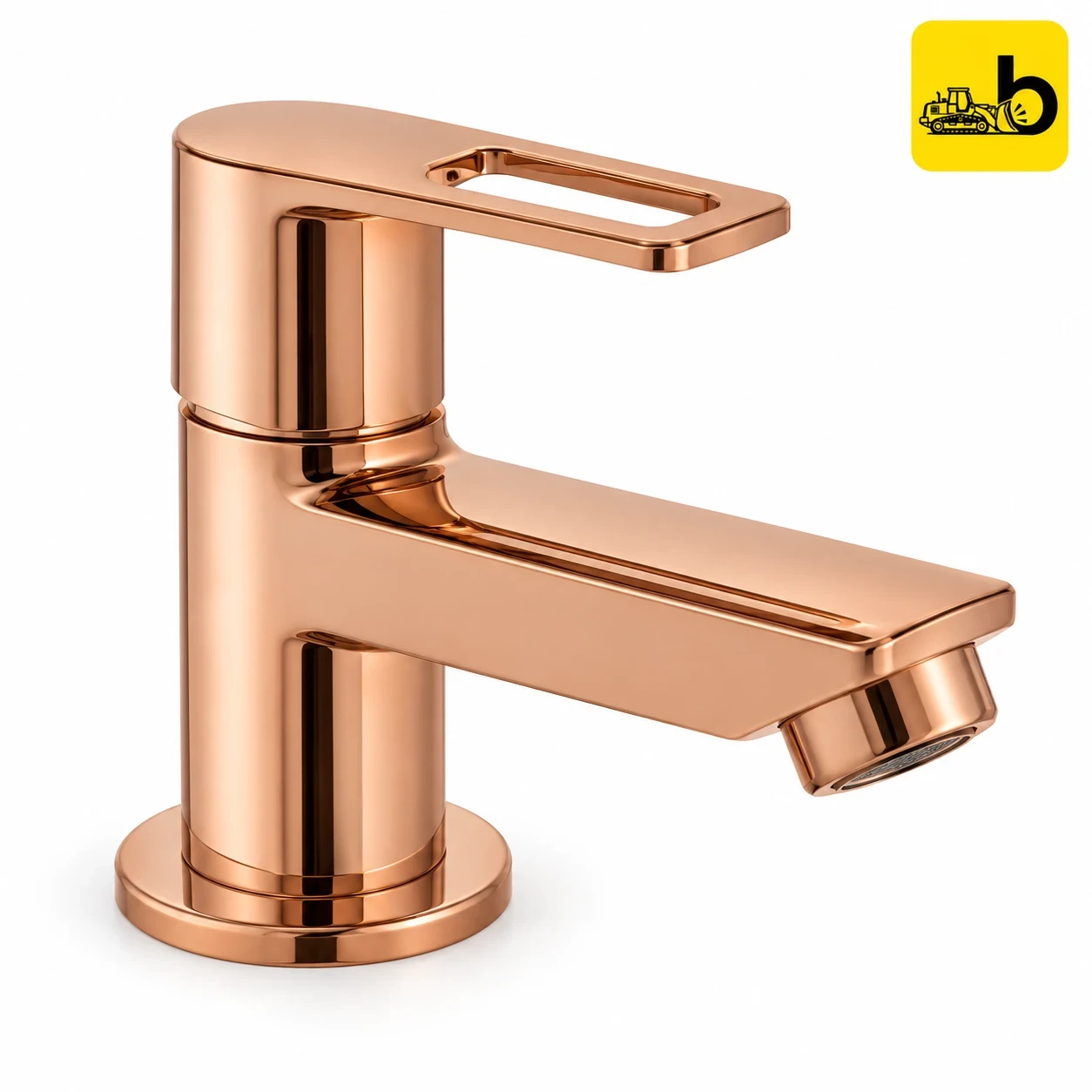Johnson Bathware Allure Pillar Cock - L0301PRG - Rose Gold