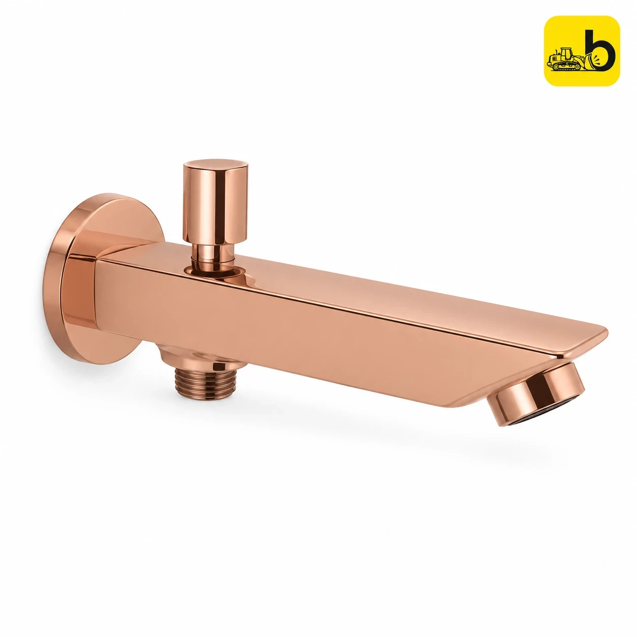 Johnson Bathware Allure Bathtub Button Spout - L0329PRG - Rose Gold