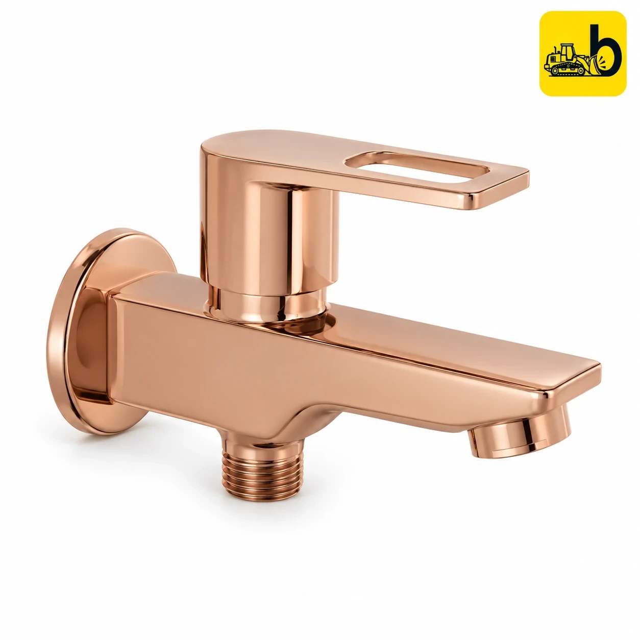 Johnson Bathware Allure 2 In 1 BIB Cock - L0308PRG - Rose Gold
