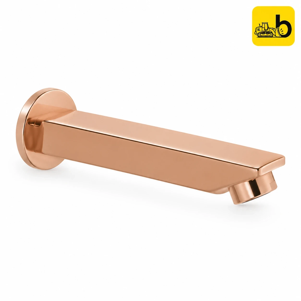 Johnson Bathware Allure Bathtub Plain Spout - L0325PRG - Rose Gold
