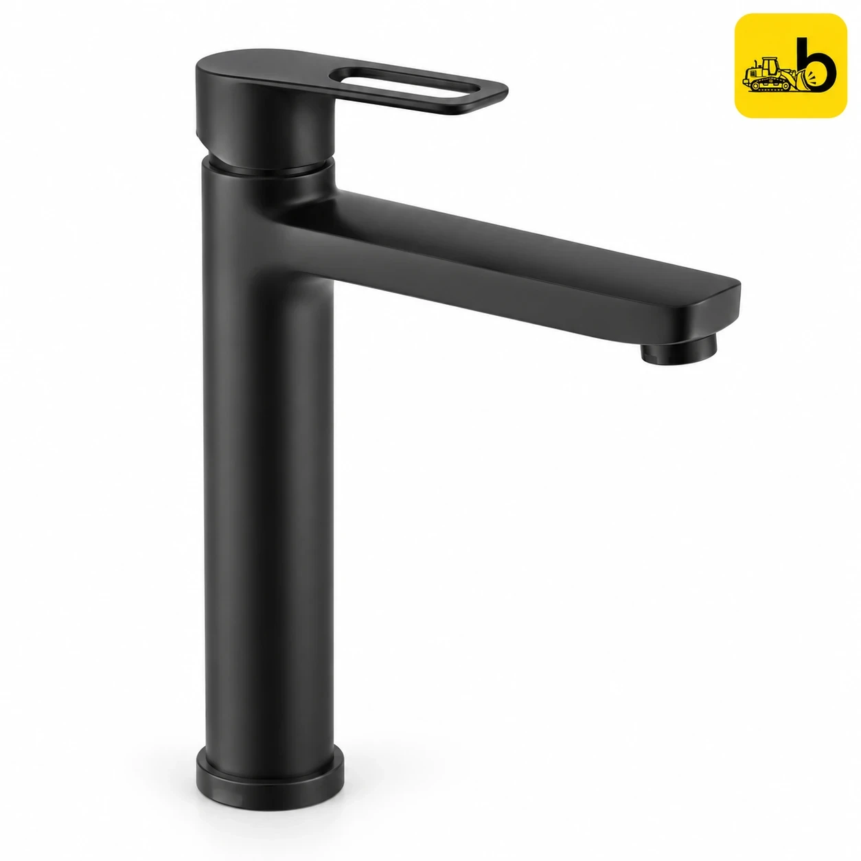 Johnson Bathware Allure Single Lever Tall Basin Mixer - L0346PMB - Matte Black