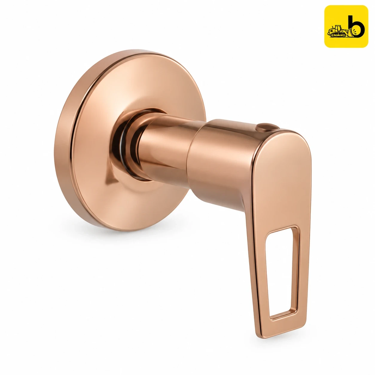 Johnson Bathware Allure Concealed Stop Cock 15 mm Trim and Body - L0313PRG - Rose Gold
