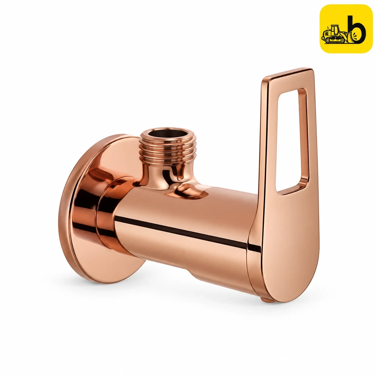 Johnson Bathware Allure Angle Cock - L0310PRG - Rose Gold