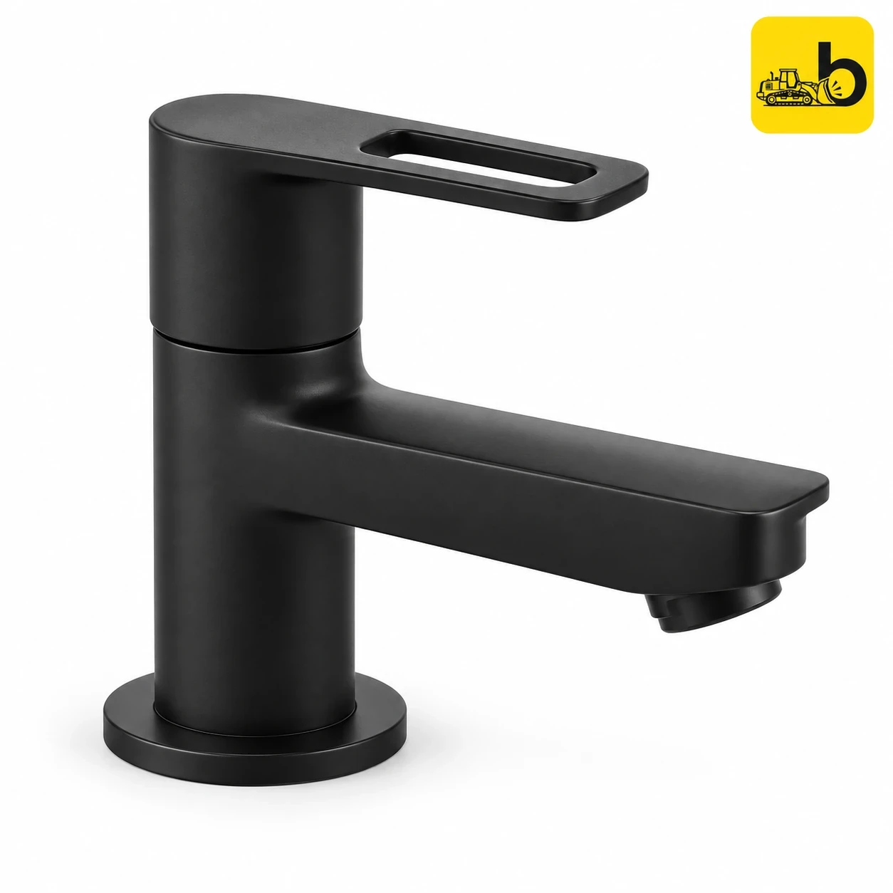 Johnson Bathware Allure Pillar Cock - L0301PMB - Matte Black