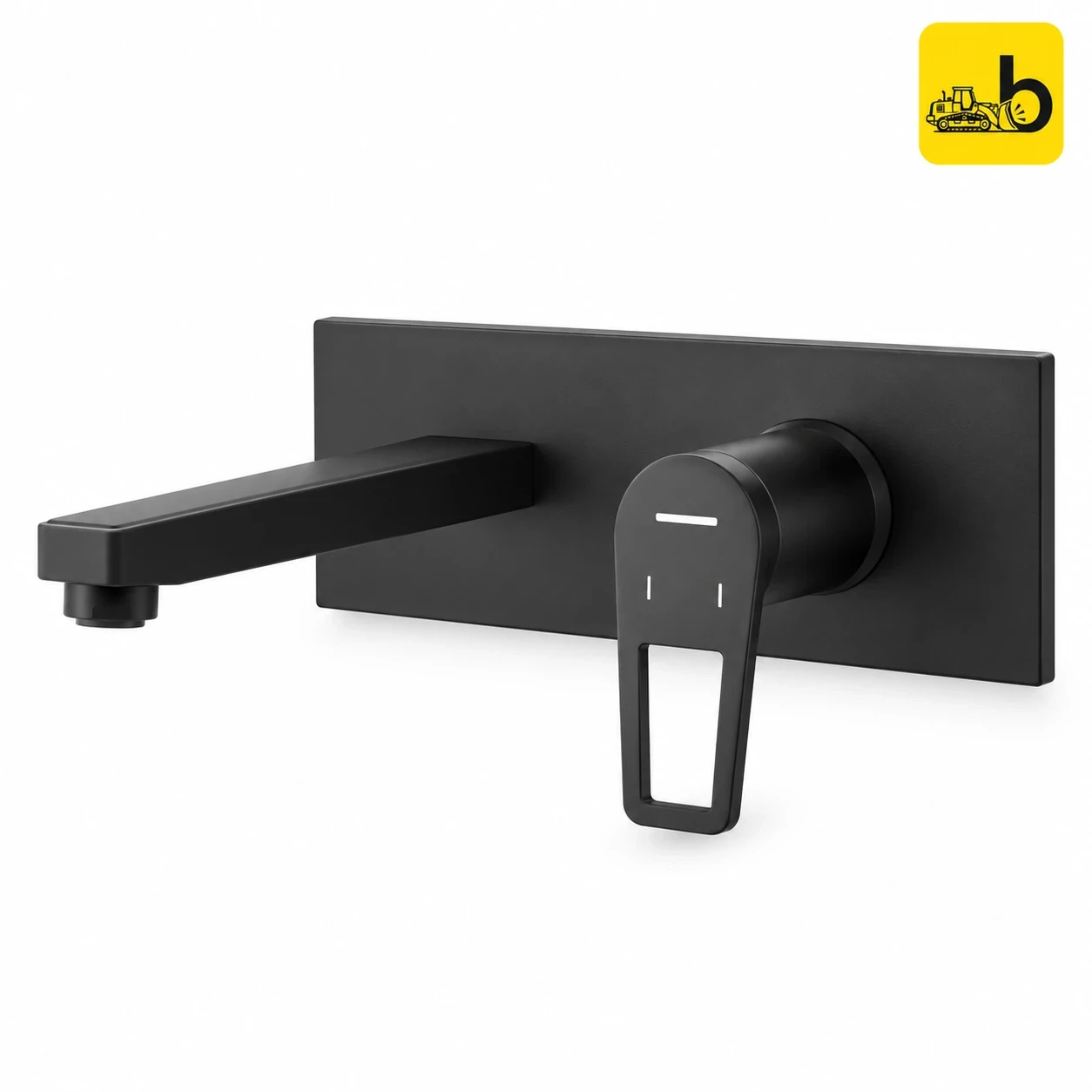 Johnson Bathware Allure SLWM Basin Mixer Upper Trim - L0366PMB - Matte Black