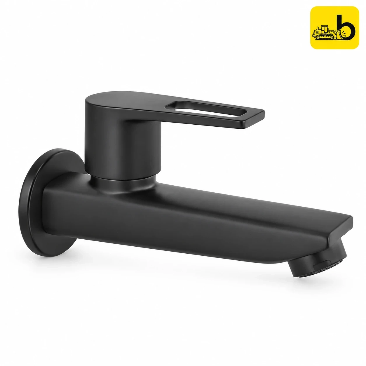 Johnson Bathware Allure Long Body Bib Cock - L0306PMB - Matte Black