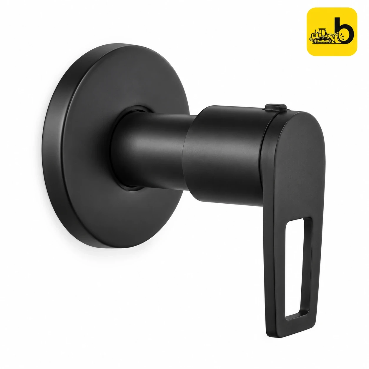 Johnson Bathware Allure Concealed Stop Cock 20 mm Trim and Body - L0315PMB - Matte Black