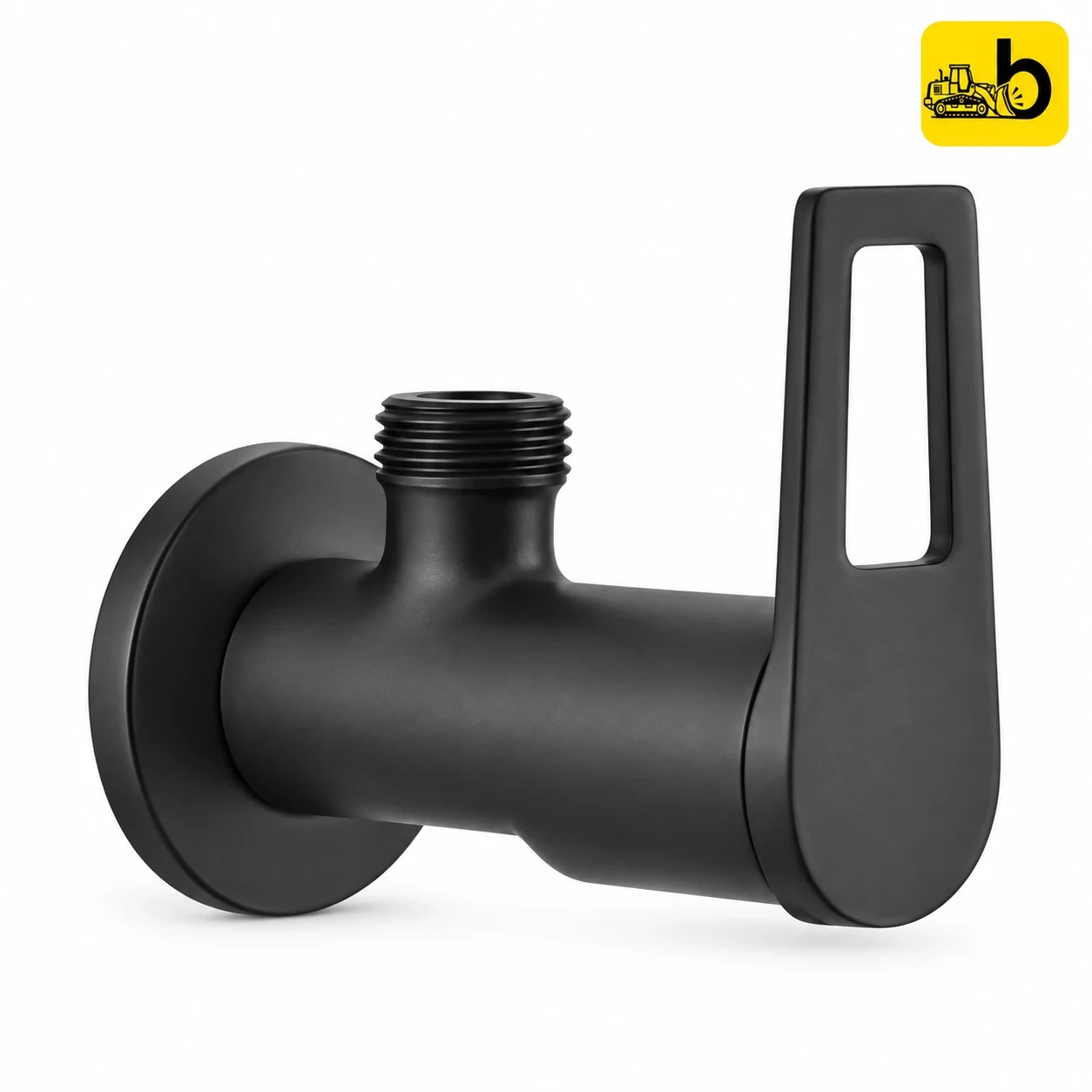 Johnson Bathware Allure Angle Cock - L0310PMB - Matte Black