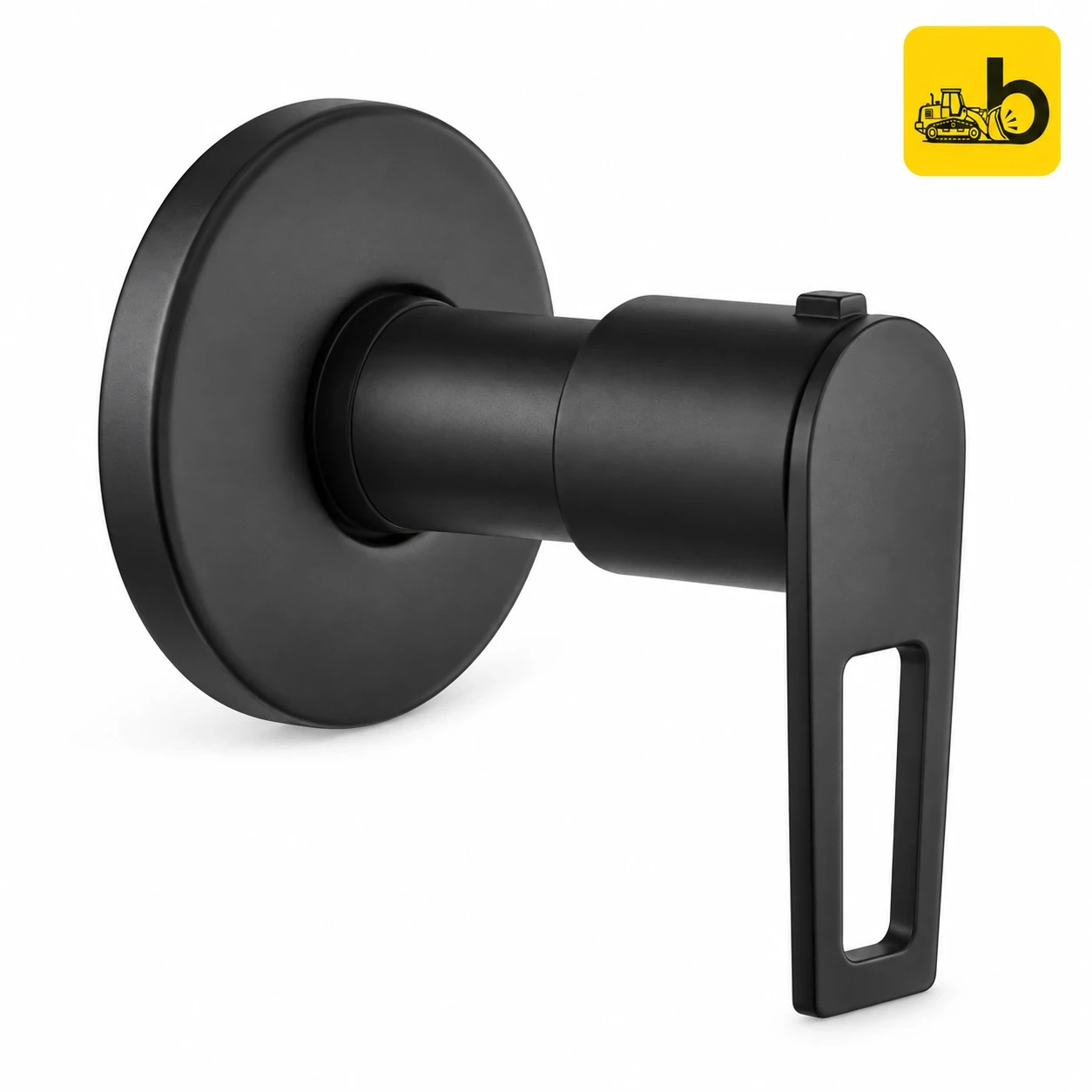 Johnson Bathware Allure Concealed Stop Cock 15 mm Trim and Body - L0313PMB - Matte Black
