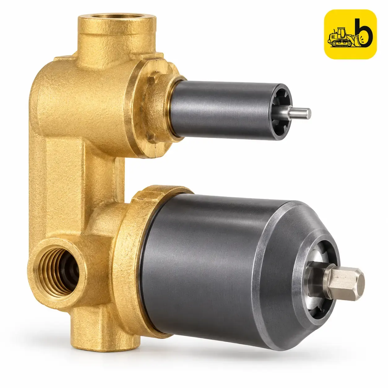 Johnson Bathware HiFLOW 45mm SLCD BODY - L0083PGM - Gun Metal