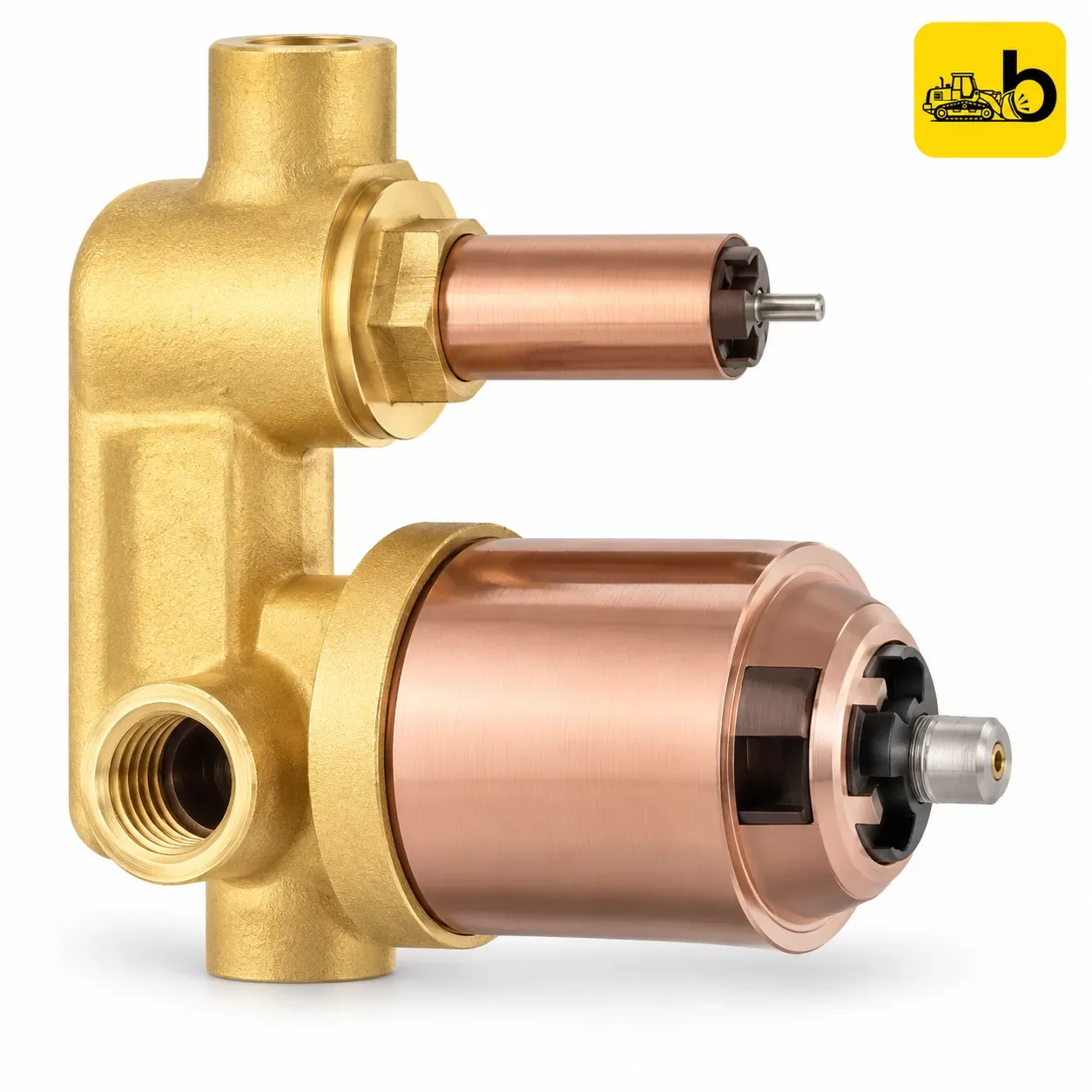 Johnson Bathware HiFLOW 45mm SLCD BODY - L0083PRG - Rose Gold