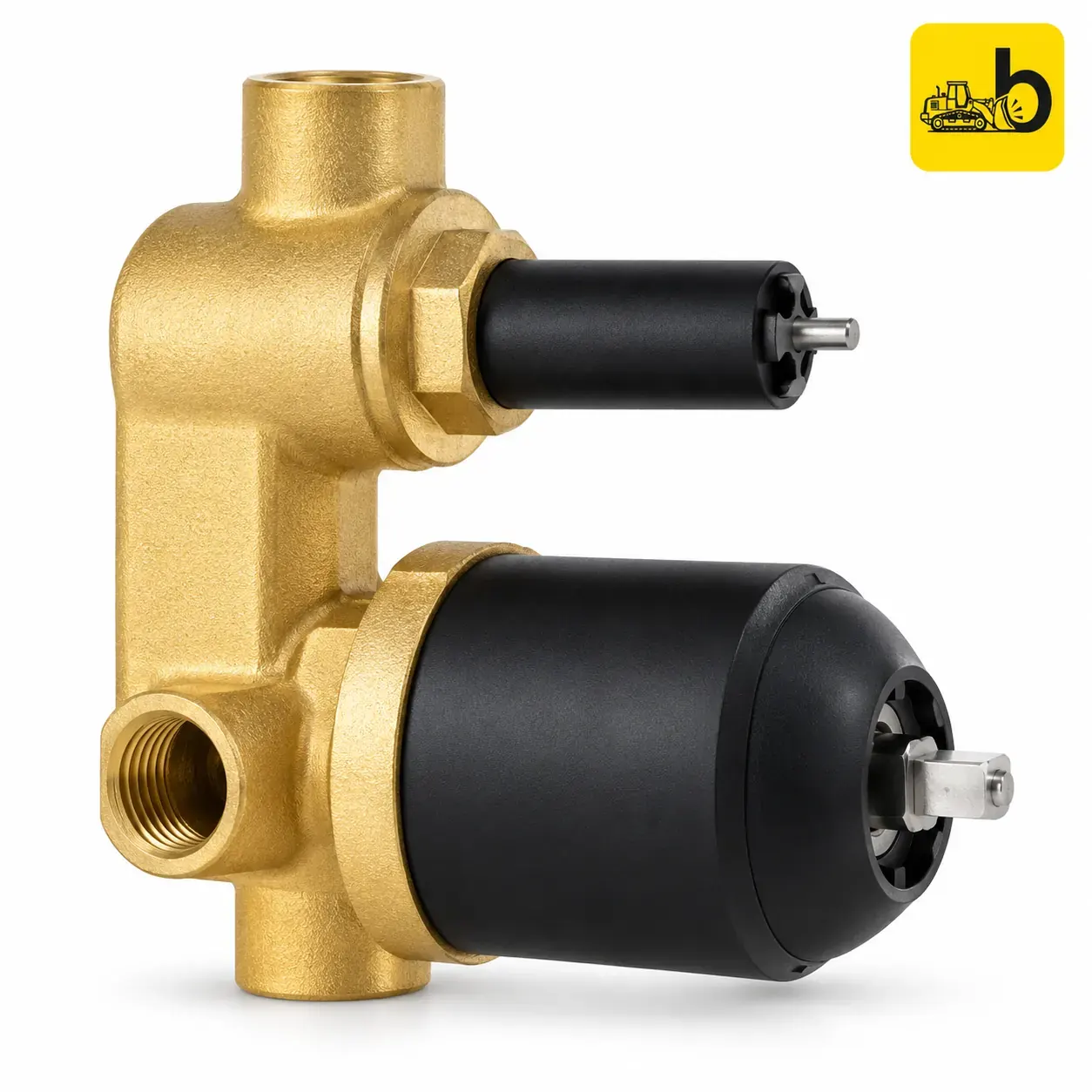 Johnson Bathware HiFLOW 45mm SLCD BODY - L0083PMB - Matte Black