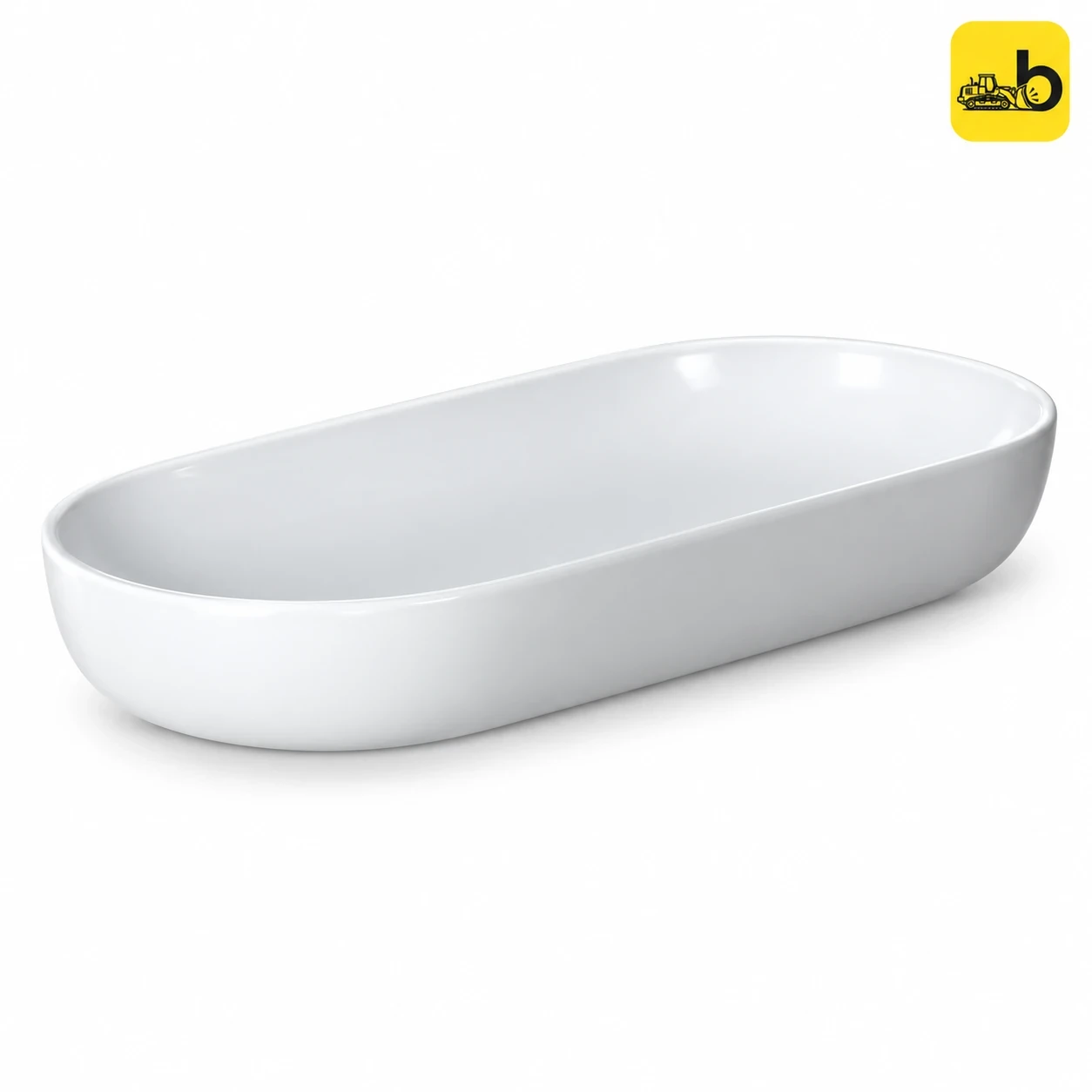 Johnson Bathware Elite Oval Large - G4479PW0022 - White