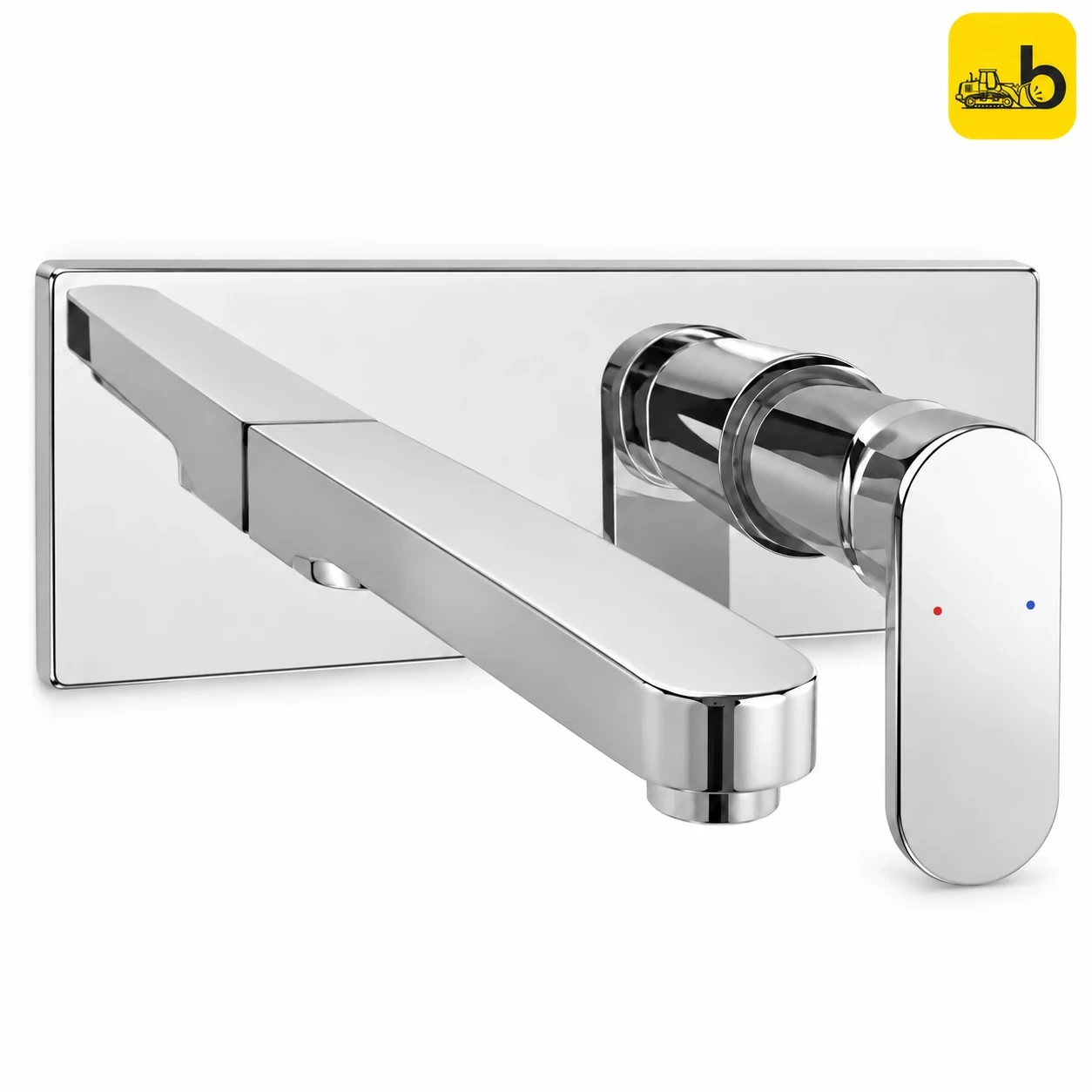 Johnson Bathware Elite 3000 Single Lever Wall Mounted Basin Mixer Exposed Part - T2666C3B - Chrome