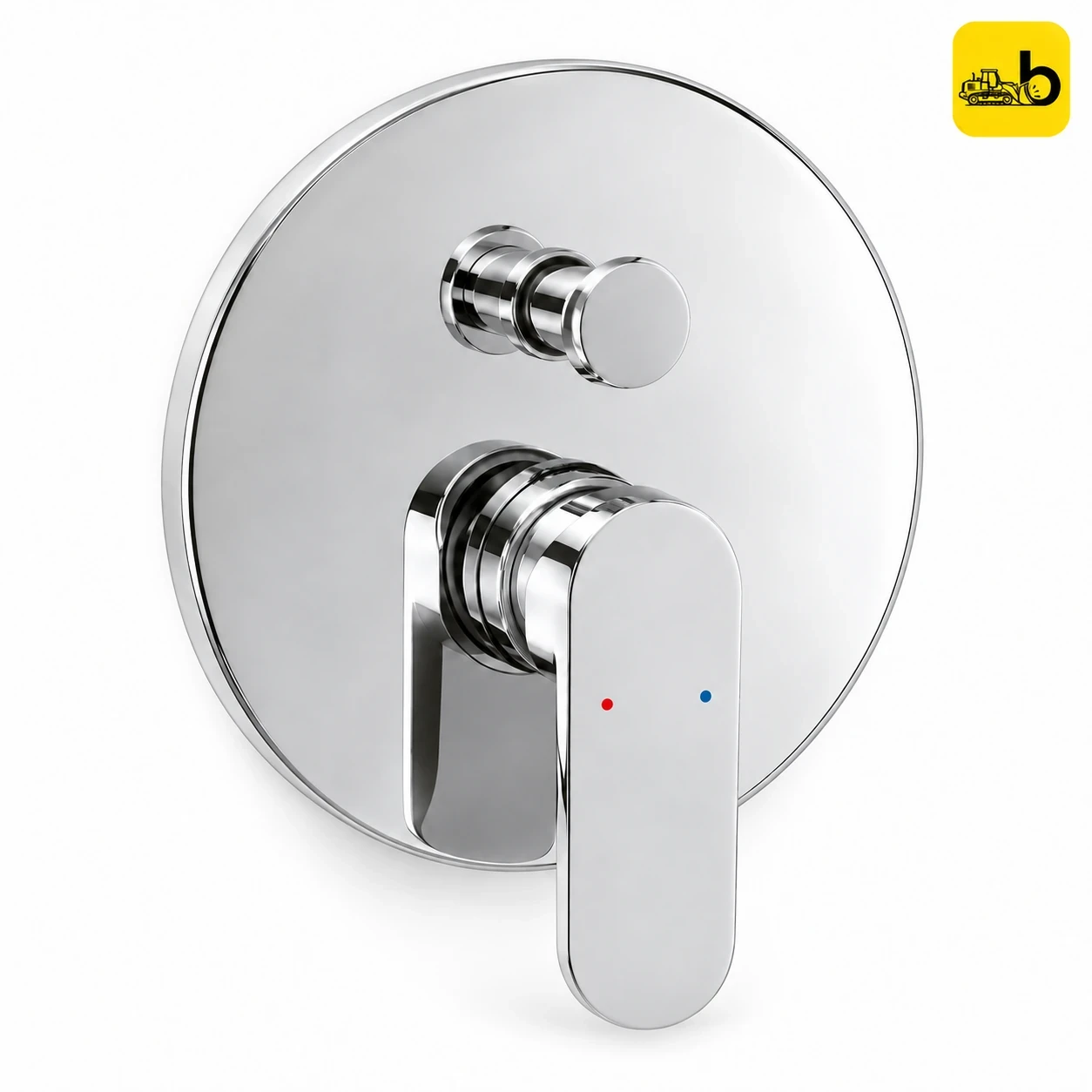 Johnson Bathware Elite 3000 Single Lever Concealed Diverter Exposed Part - T2640C3 - Chrome
