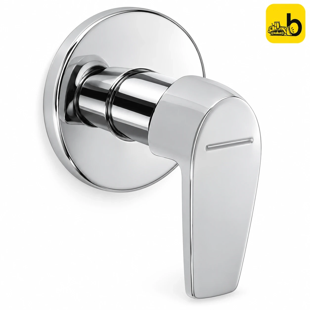 Johnson Bathware Elite 2000 Concealed Stop Cock Exposed Part - T2677C2 - Chrome