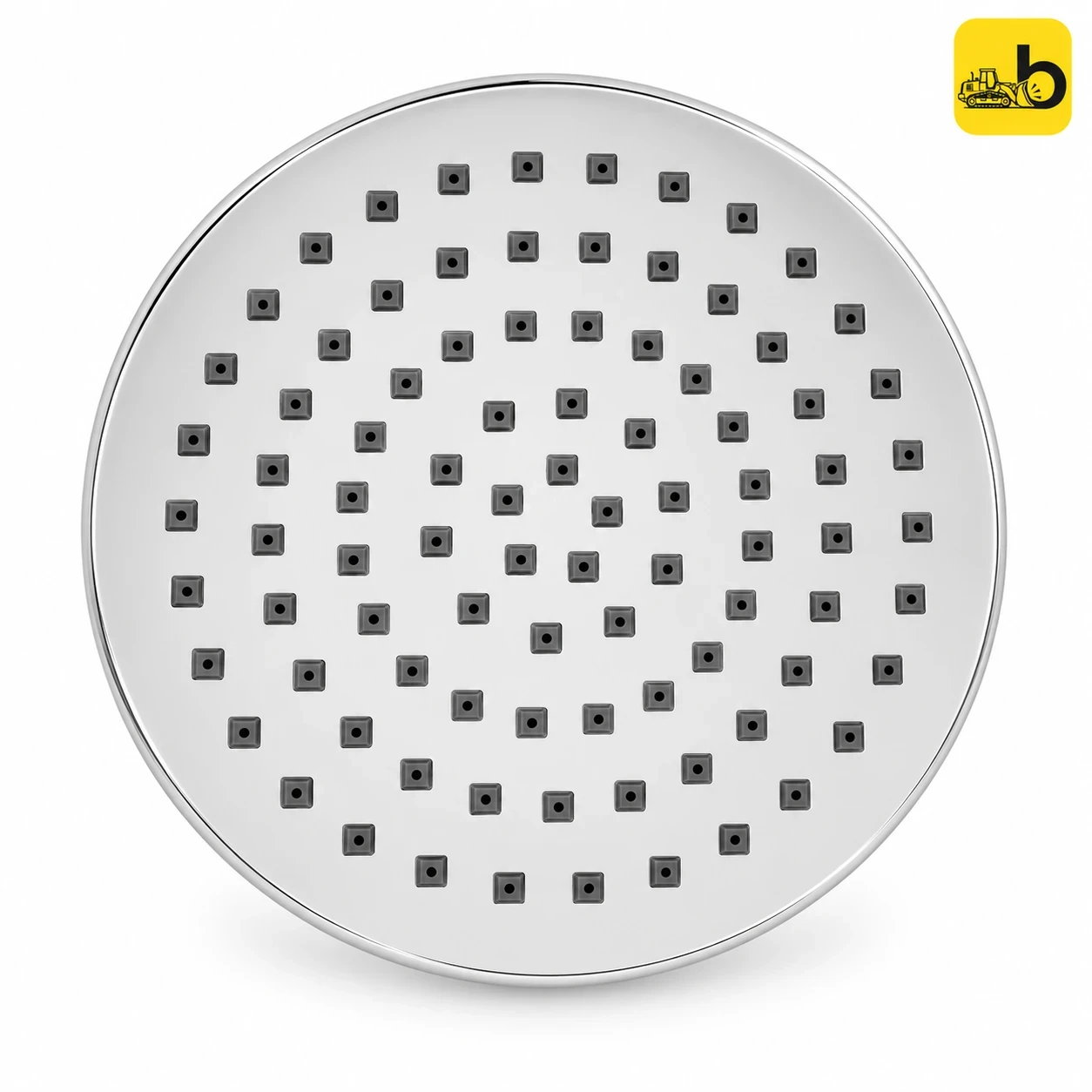 Johnson Bathware Elite Rain Shower - Round 200mm - S0031C - Chrome