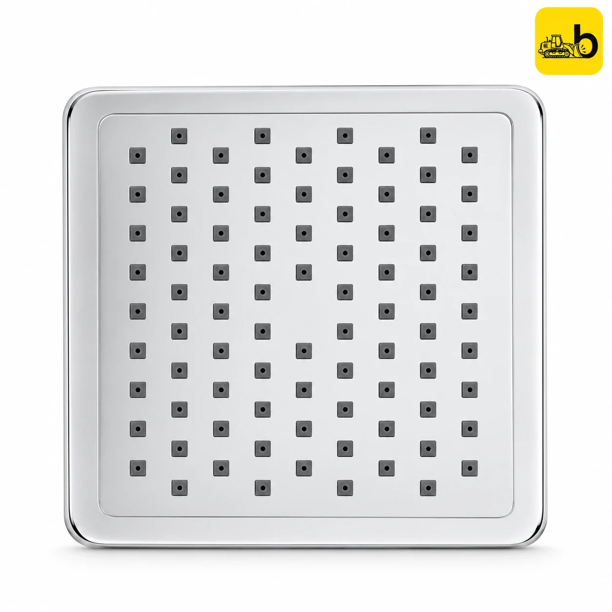 Johnson Bathware Elite Rain Shower - Square 200mm - S0032C - Chrome