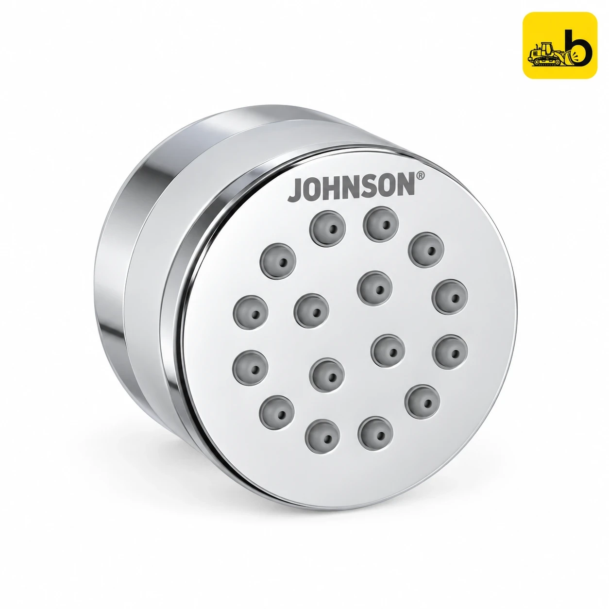 Johnson Bathware Elite Round Body Jet 50mm - S0051RCB - Chrome