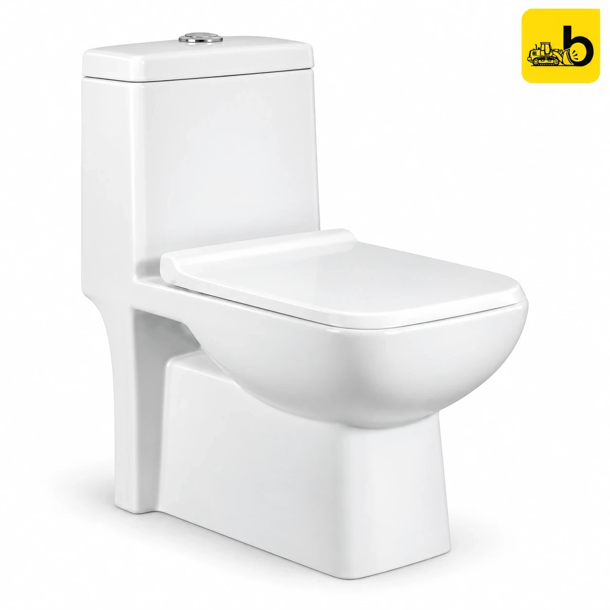 Johnson Bathware Omni Linea With Jet (S220mm) One Piece Toilet - P5807JPW0103 - White