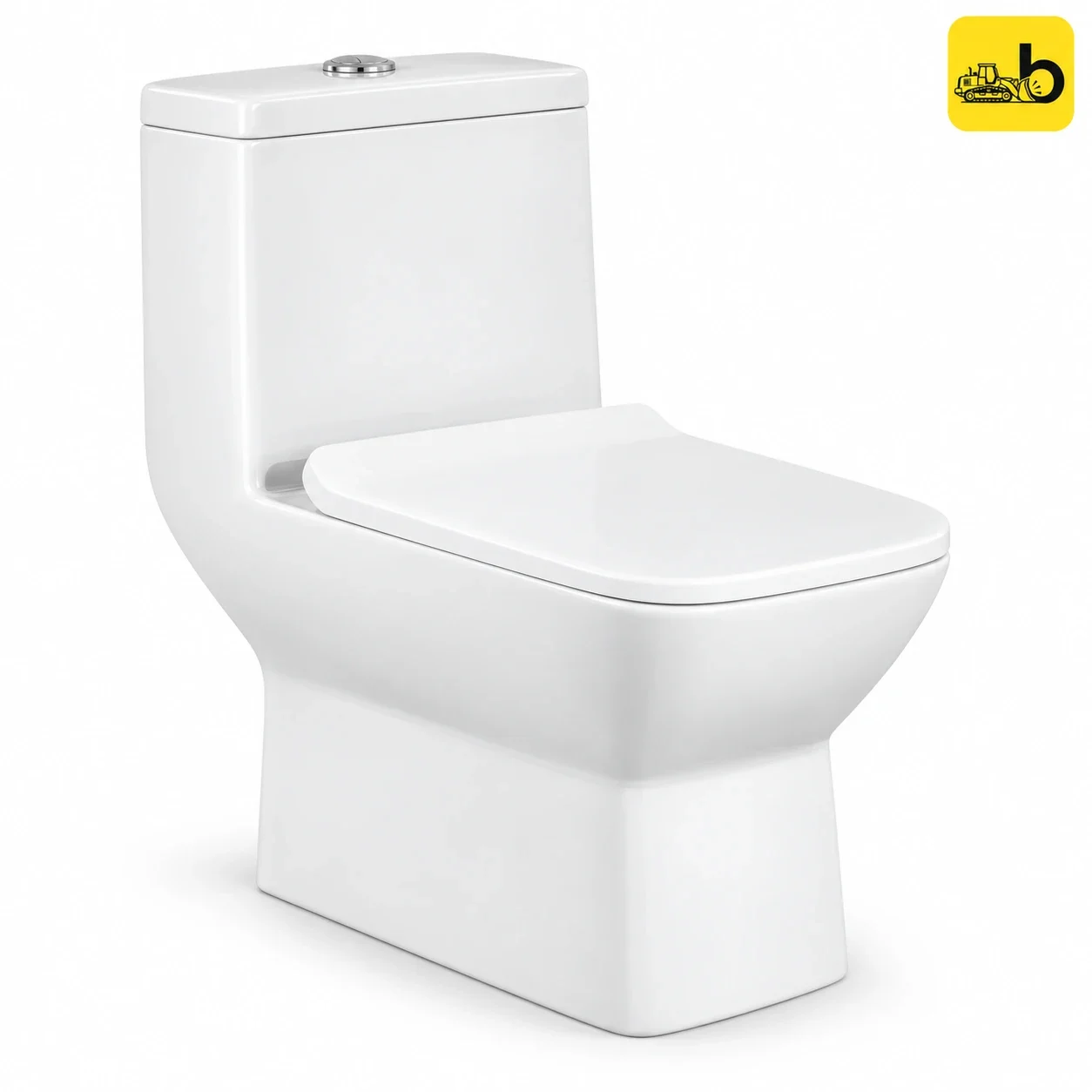 Johnson Bathware Omni Athens With Jet (S220mm) One Piece Toilet - P5007JPW0103 - White