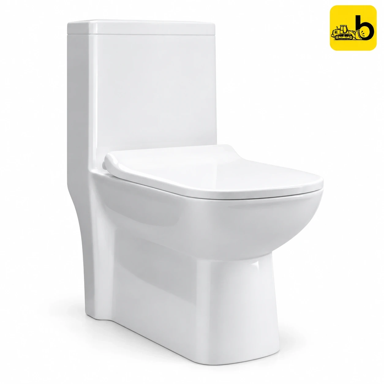 Johnson Bathware Omni Nexon (S220mm) One Piece Toilet - P6607PW0103 - White