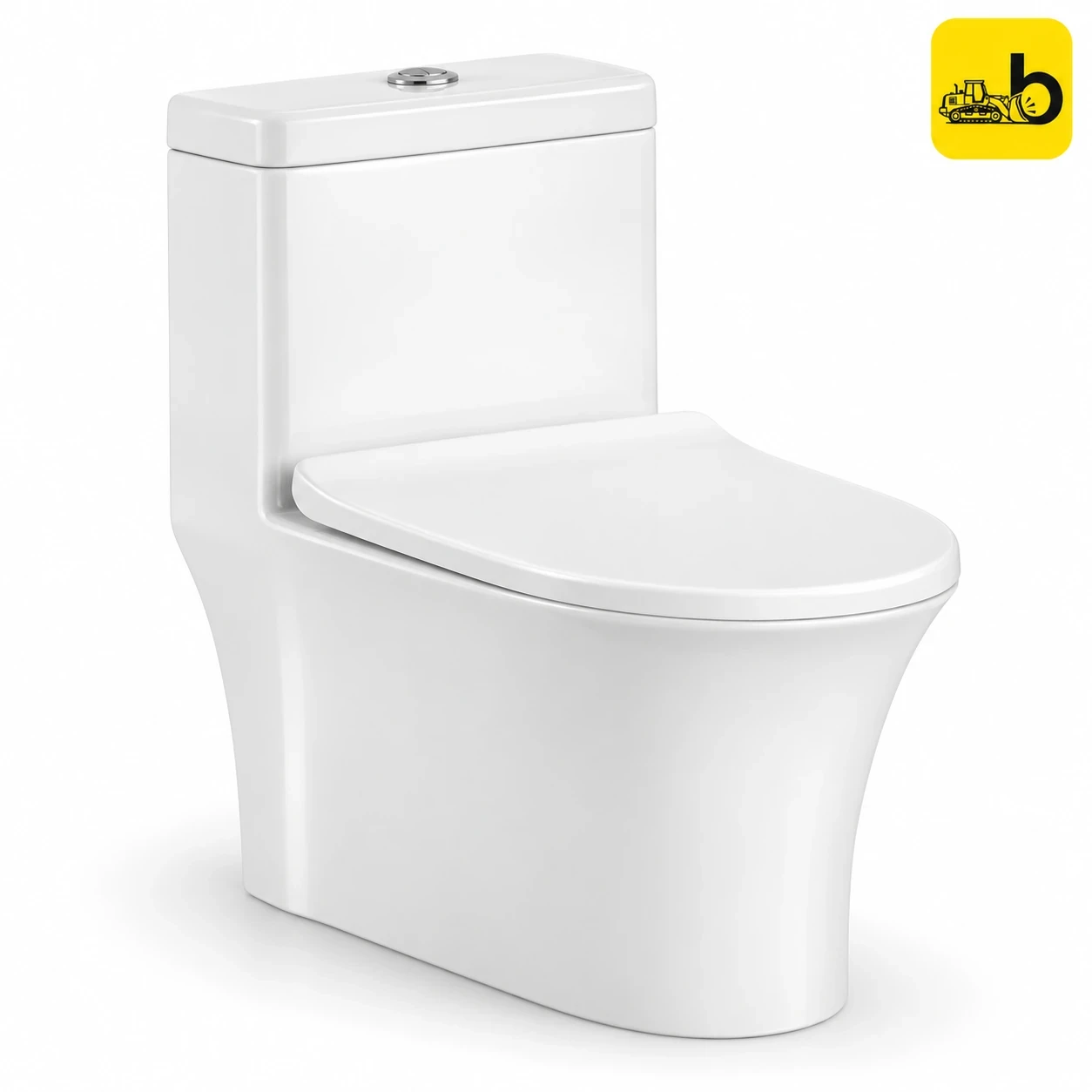 Johnson Bathware Omni Cute (P180mm) One Piece Toilet - P5608PW0602 - White