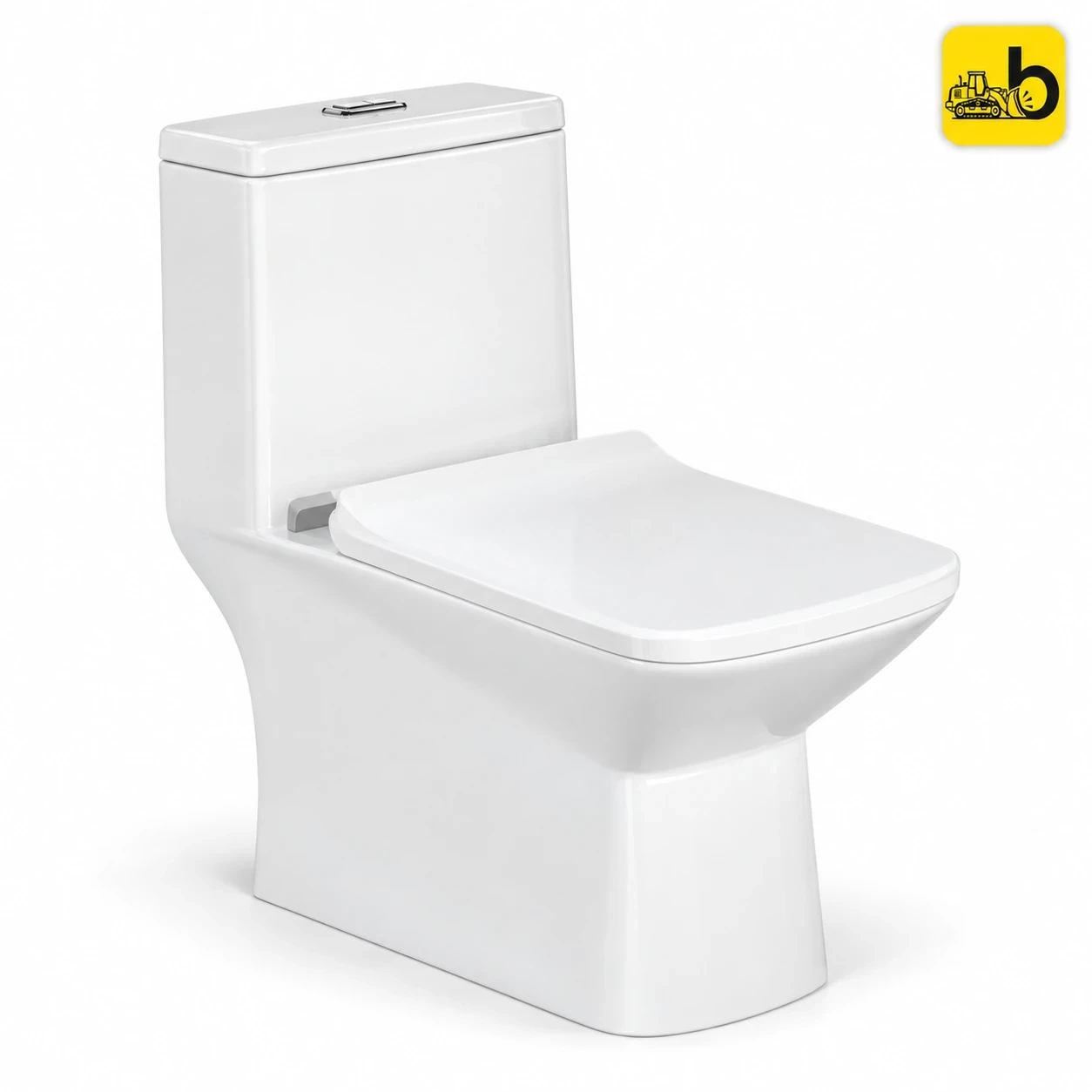 Johnson Bathware Omni Greece (S300mm) One Piece Toilet - P10407PW0104 - White