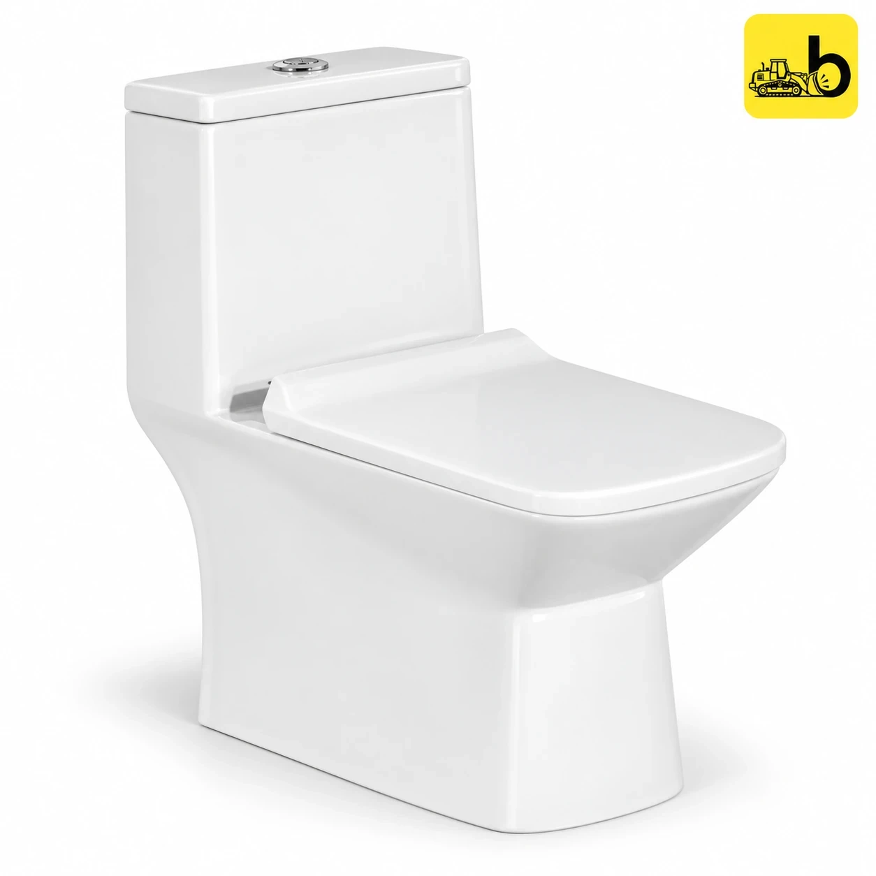 Johnson Bathware Omni Greece (S220mm) One Piece Toilet - P10407PW0103 - White
